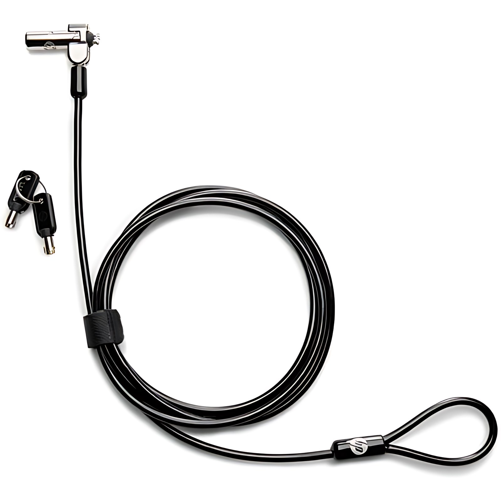 Candado De Seguridad Con Cable Y Llave Hp Nano, 6ft (183cm) De Longitud, Giratorio A 360 Grados, Compatible Con Hp Elite X2 1012 G2; Hp Pro X2 612 G2, Un Año De Garantía
