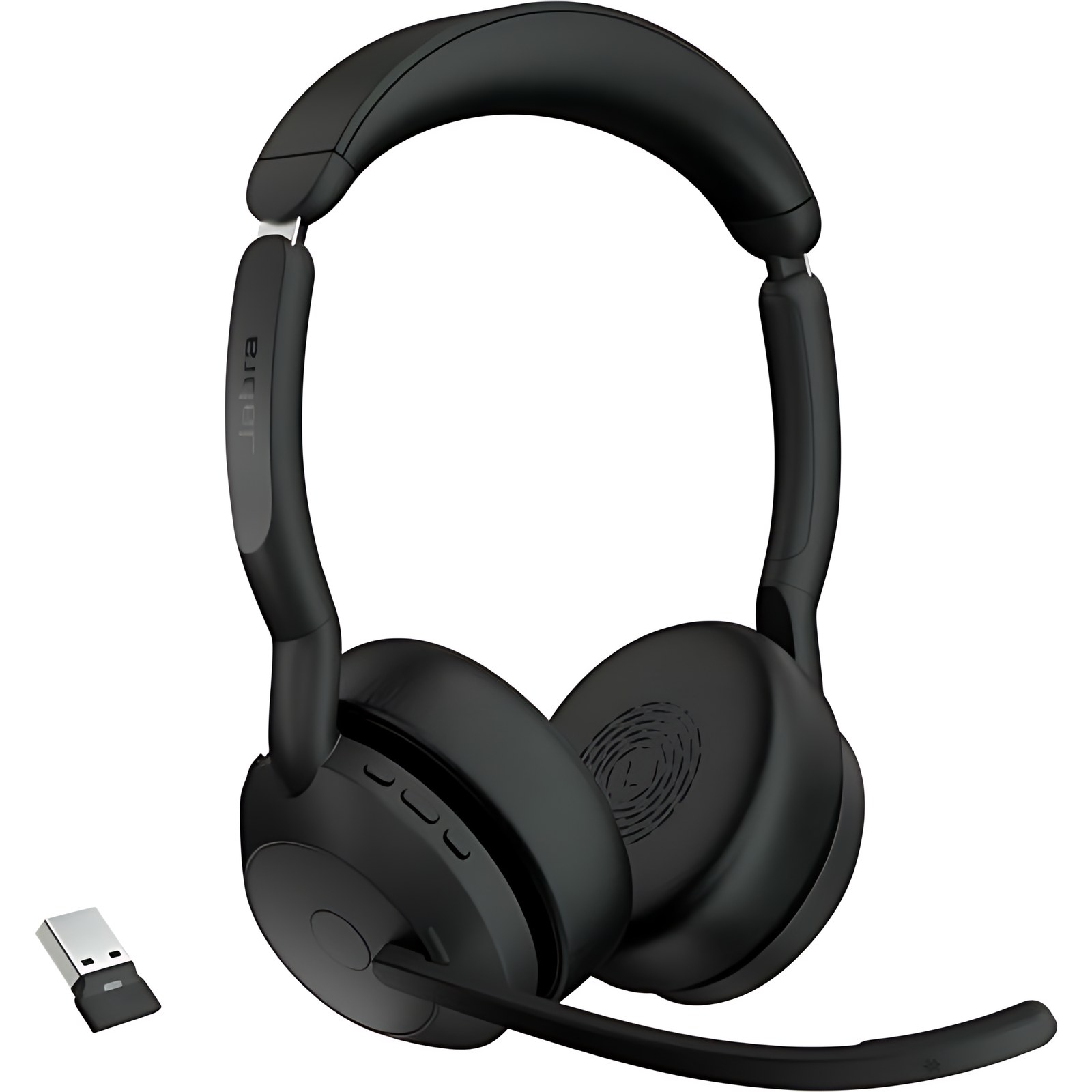 Auriculares Jabra Evolve2 55 Inalámbrico Sobre La Oreja Estéreo – Binaural – Supra-Aural – 3000cm – Bluetooth – 20hz A 20khz – Tecnología Mems, Función De Cancelación De Ruido Ambiente Micrófono – Cancelación De Ruido