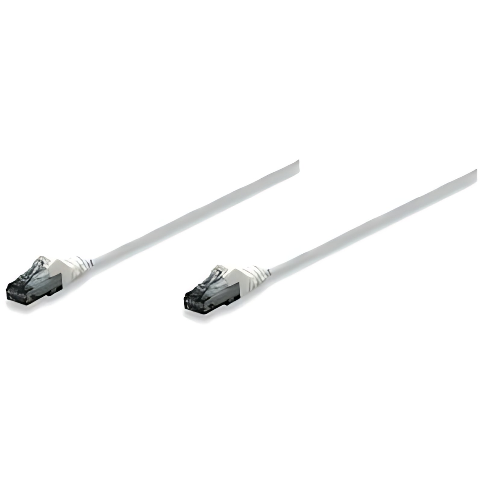 Cable Patch Cat 6, 0.5m( 1.5f) Utp Blanco – Cable For Dispositivo De Red, Conmutador, Módem, Router, Panel De Conexión, Enchufe De Pared – 1gbit/S – Cable De Conexión – Oro Contacto Chapado – Blanco