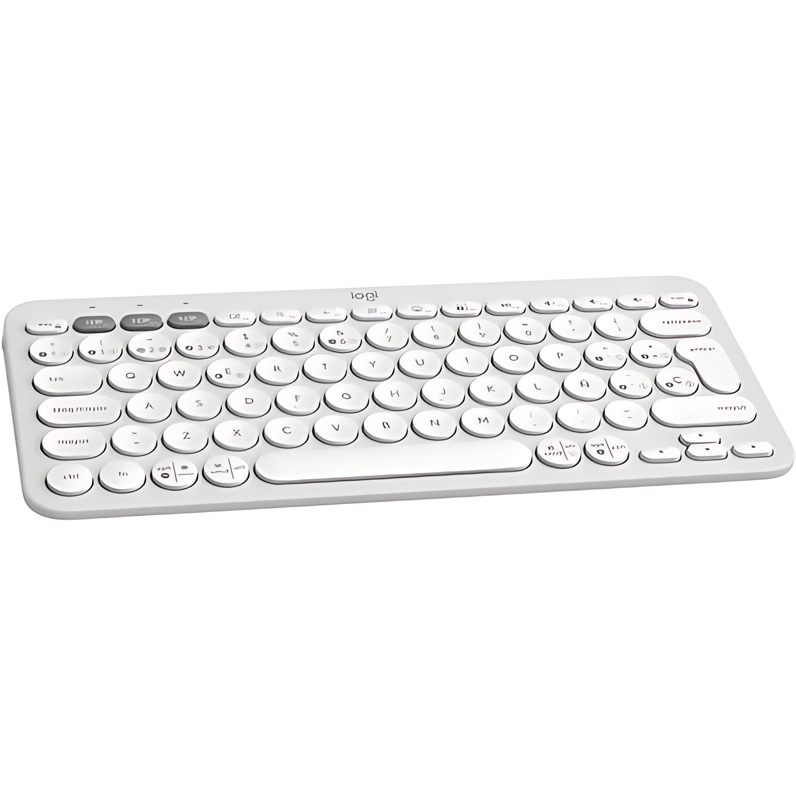 Logitech Pebble Keys 2 K380s Teclado - Inalámbrico Conectividad - USB Interfaz - Español - Bluetooth - 10m - De Escritorio, Buscar, Atrás, Emoji, Screen Snipping, Dictado Tecla(s) de acceso rápido - W
