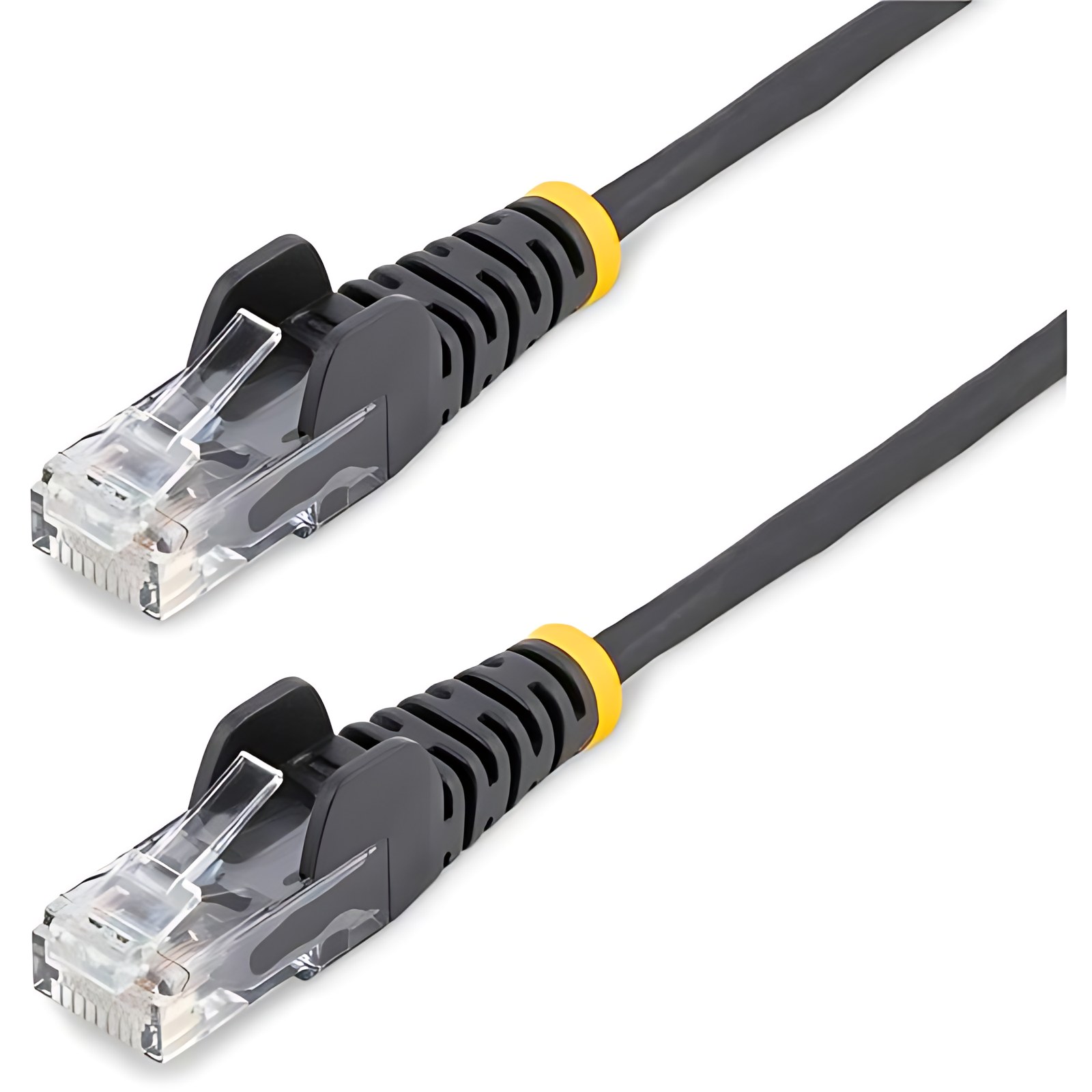 Startech.com Cable De 91cm De Red Ethernet Cat6 Delgado Sin Enganches – Cable De Red Snagless – Negro – Cable De Red Cat6 Delgado | Snagless | Con Alambre De Cobre Delgado De 28 Awg | Lszh