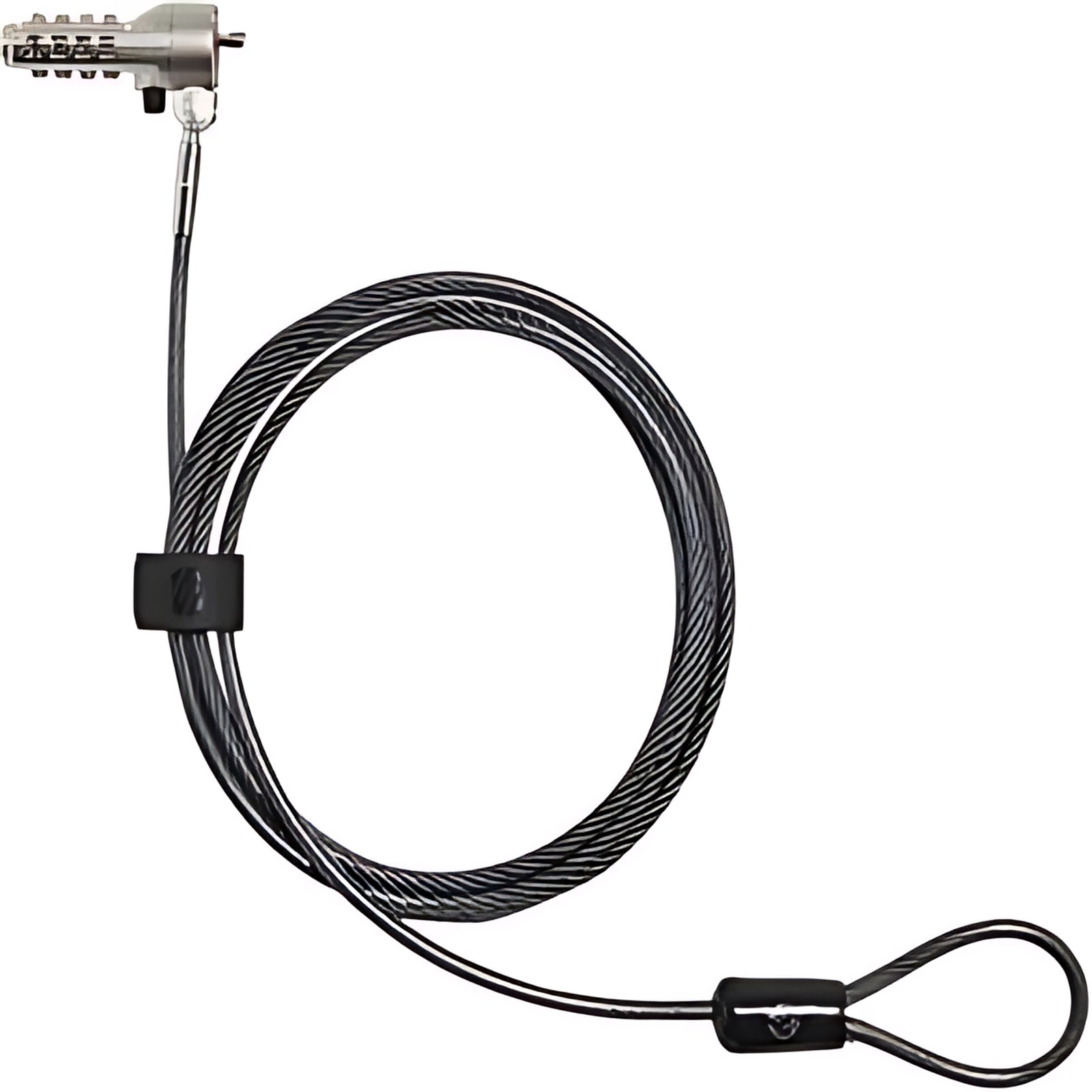 Candado de seguridad de combinación HP Nano, 6ft (183cm) de longitud, giratorio a 360 grados, Compatible con Divices con ranura Nano, Un año de garantía