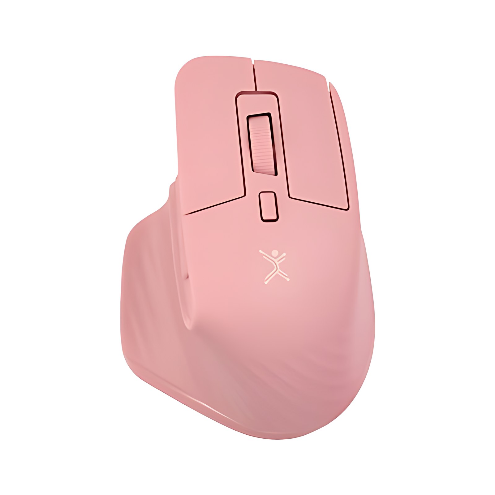 Mini Ratón Recargable Conexión Dual 2.4 Ghz + Bluetooth Pixie Rosa