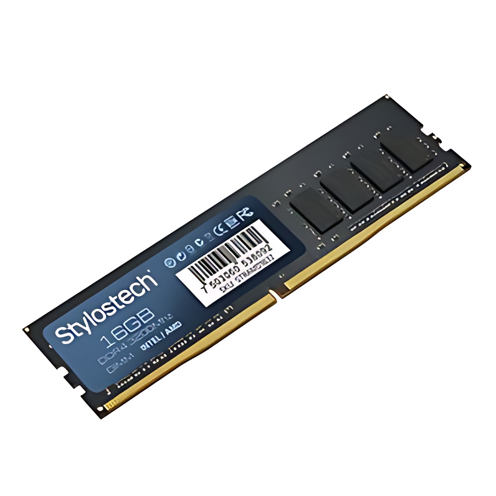 Memoria Ram Stylos 16gb Ddr4 3200mhz / Dimm / Modelo St-10 / Compatible En Amd / Intel Color Negro