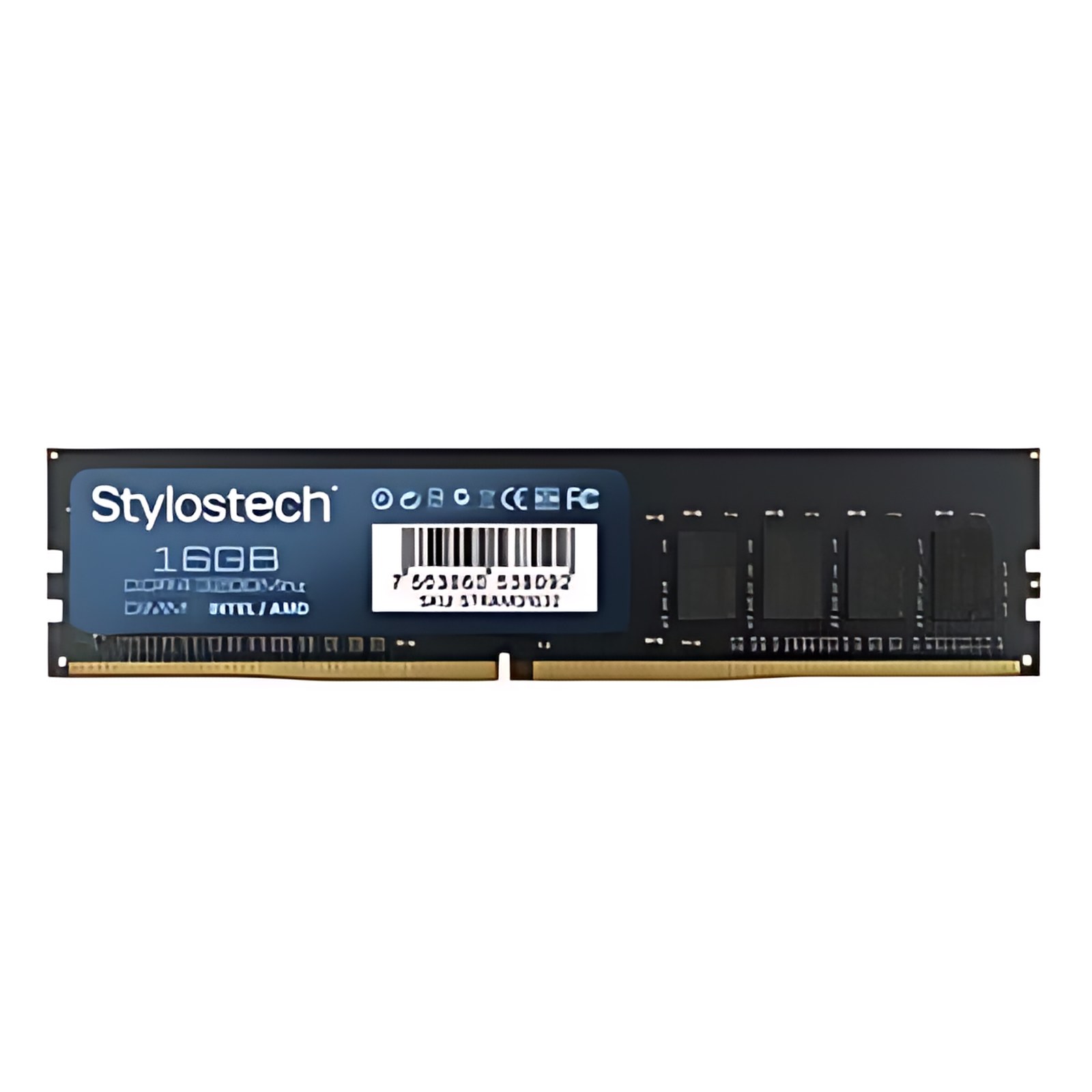 MEMORIA RAM STYLOS 16GB DDR4 3200MHZ / DIMM / MODELO ST-10 / COMPATIBLE EN AMD / INTEL COLOR NEGRO