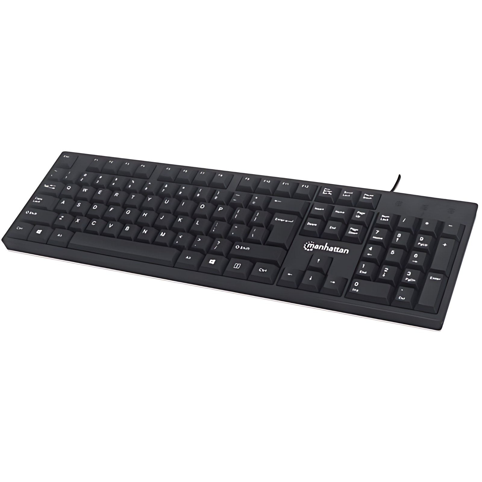 Teclado Con Cable Y 104 Teclas – Manhattan
