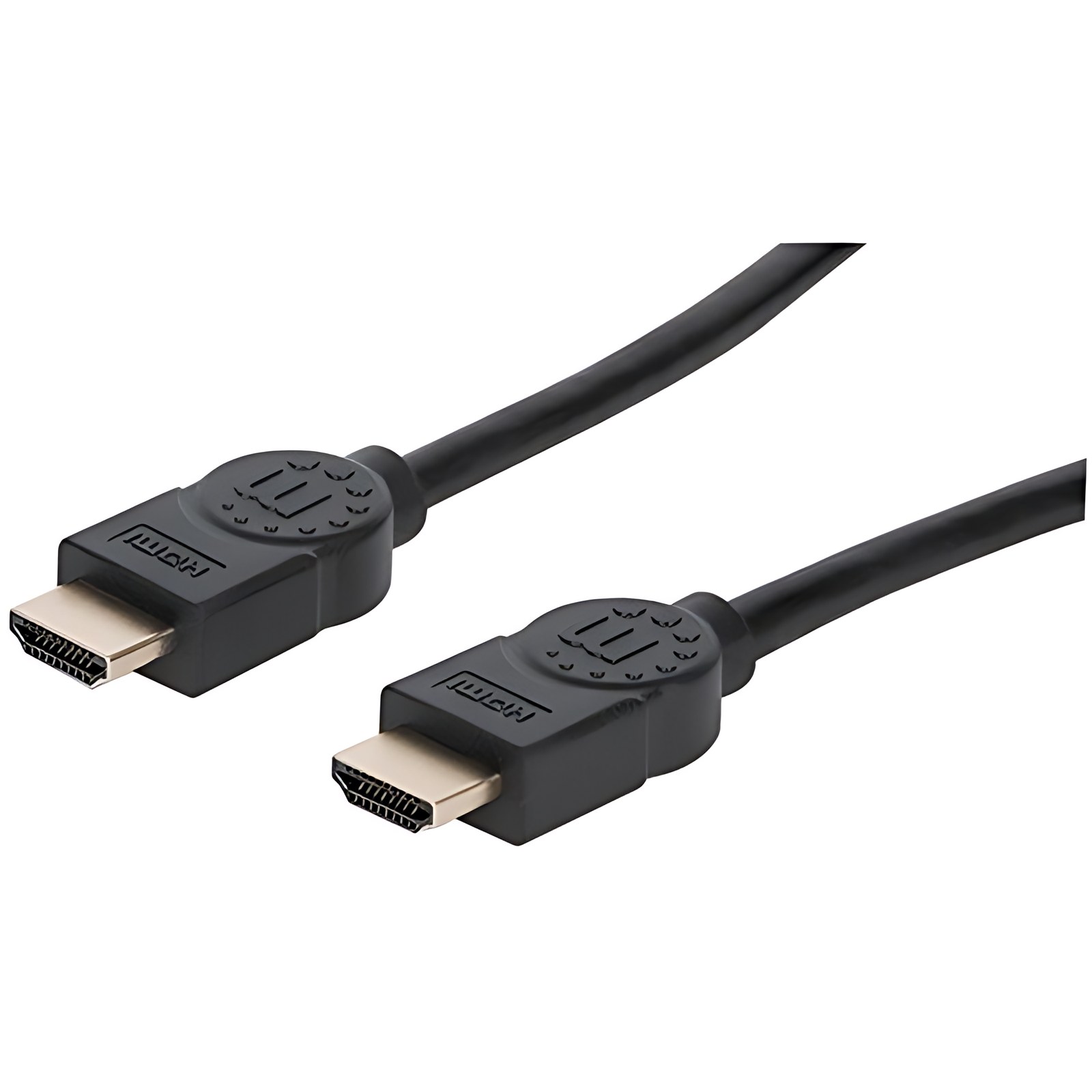 Manhattan Cable Hdmi 2.0 Premium M-M 5.0m – Cable For Dispositivo De Audio/Vídeo, Tv, Reproductor Blu-Ray, Sistema Estéreo, Consola De Juegos, Pc – 18gbit/S – Admite Hasta3840 X 2160 – Moldeado – Apantallado – Oro Contacto Chapado – 28 Awg – Negro
