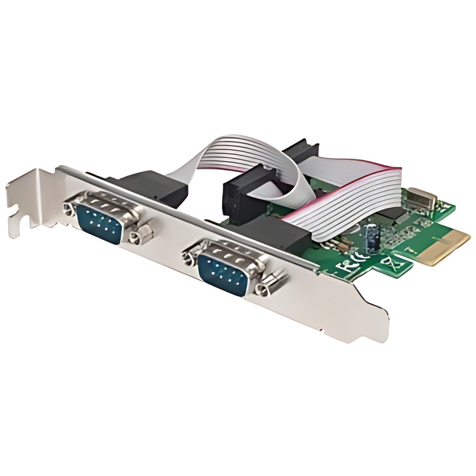 Tarjeta Serial Pci Express Dos Puertos Db9 Para Instalacionde Buses Express X1 X4 X8 X16 – Pci Express 1.1 X1 – Pc – 2 X Número De Puertos Serie Externos