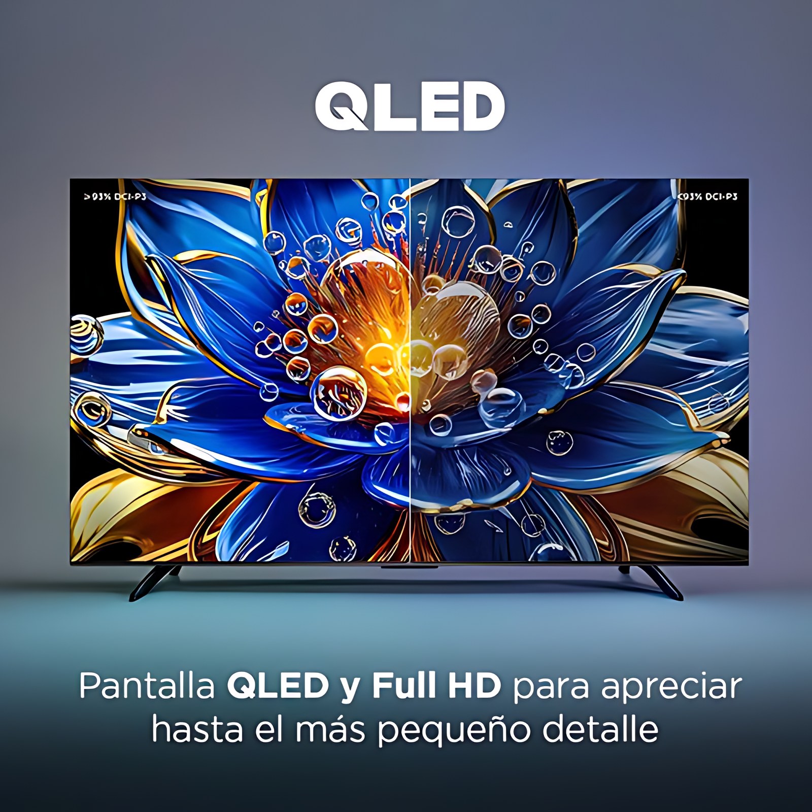 PANTALLA TCL 40 INC QLED FLAT FHD GOOGLE TV DOLBY AUDIO 2X8W