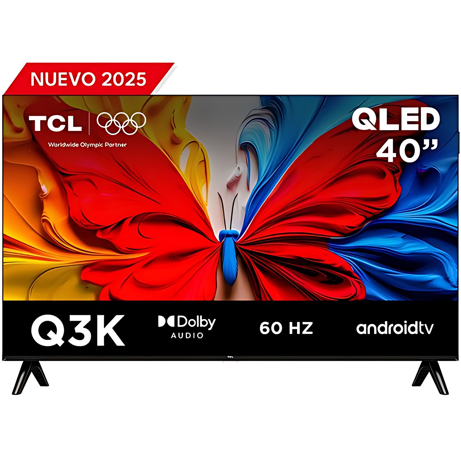 PANTALLA TCL 40 INC QLED FLAT FHD GOOGLE TV DOLBY AUDIO 2X8W