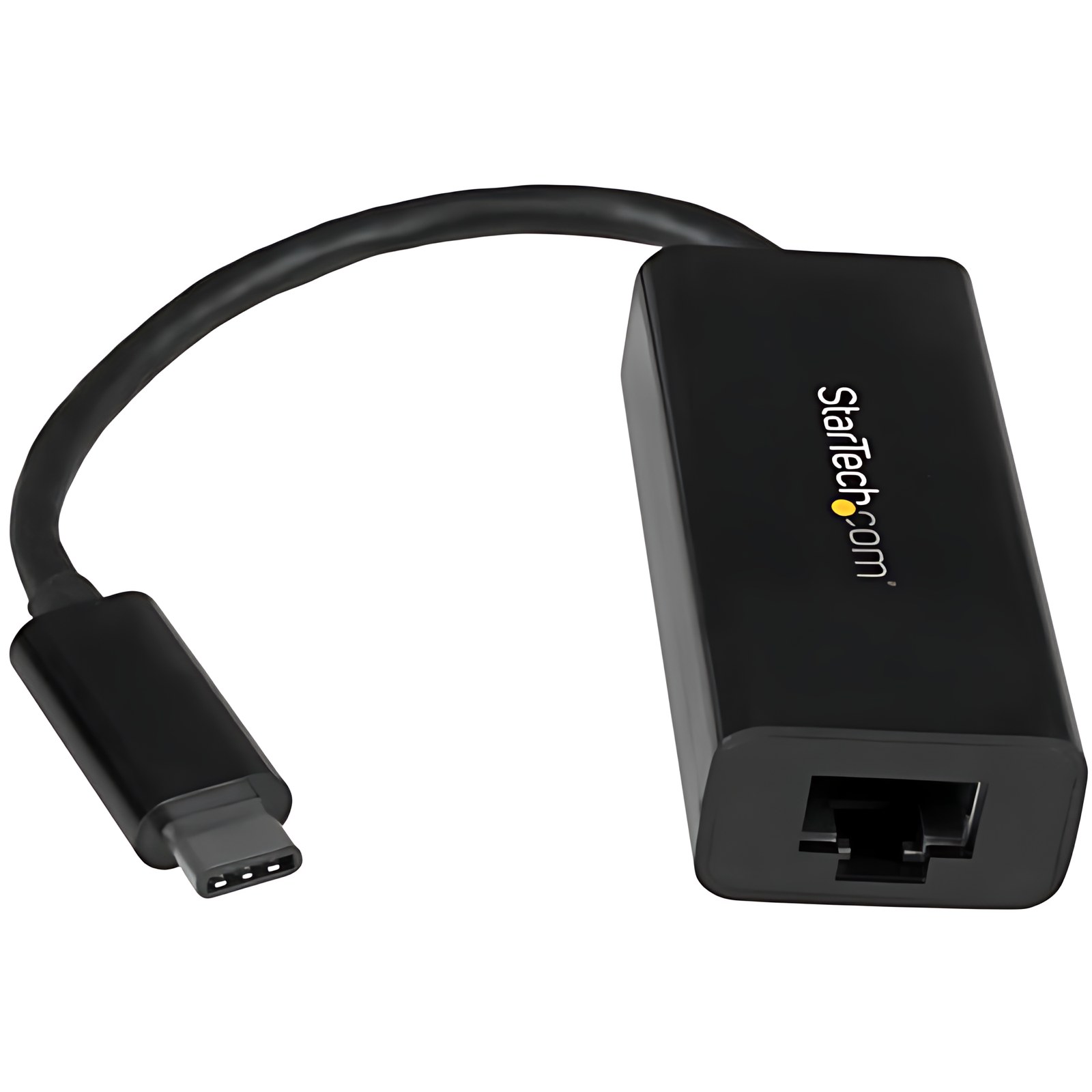StarTech.com Adaptador de Red Ethernet Gigabit USB-C - Negro - Compatible con Thunderbolt 3 - Adaptador USB Tipo C a LAN RJ45 - Win y Mac - USB 3.1 - Realtek RTL8153 - 1 Puerto(s) - 1 - Par trenzado