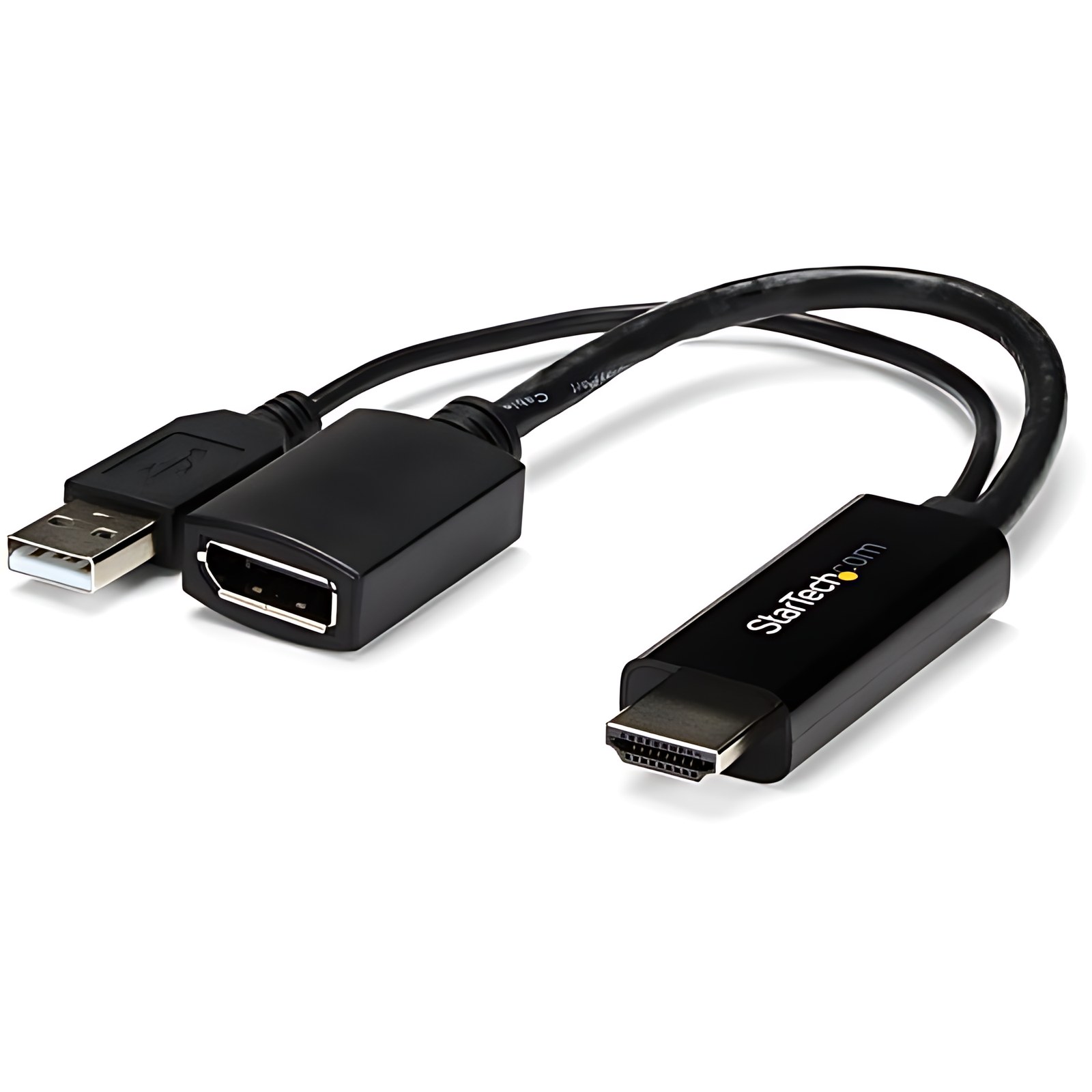 Startech.com Convertidor Hdmi A Displayport – Adaptador 4k – Negro