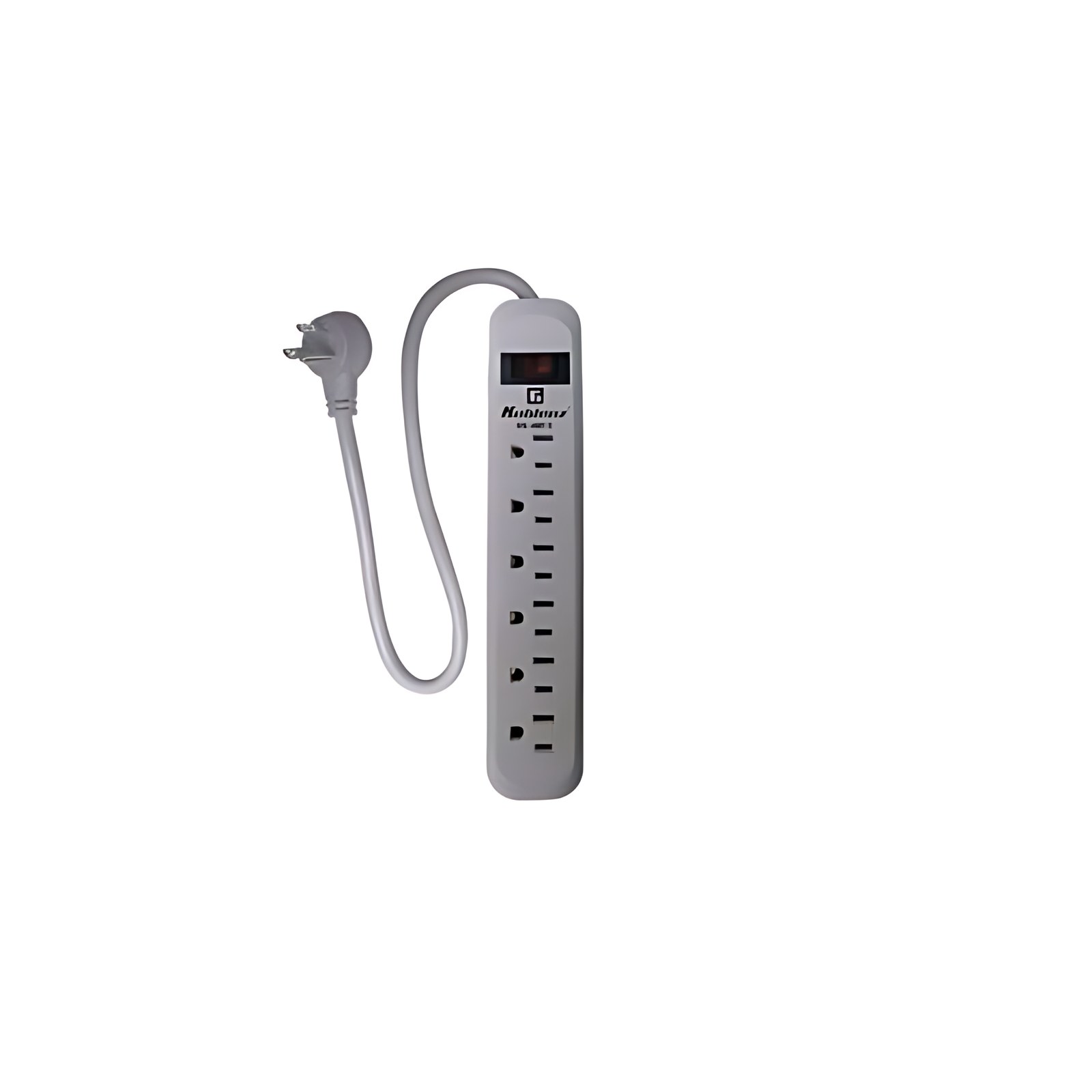 Barra Multicontacto Supresor De Picos (ss-460 C) – 6 Contactos Aterrizados – Protección De 460 Joules – Switch Reset Iluminado De 10 Amp – Cable De 45 Cm – Clavija En 90 Grados.