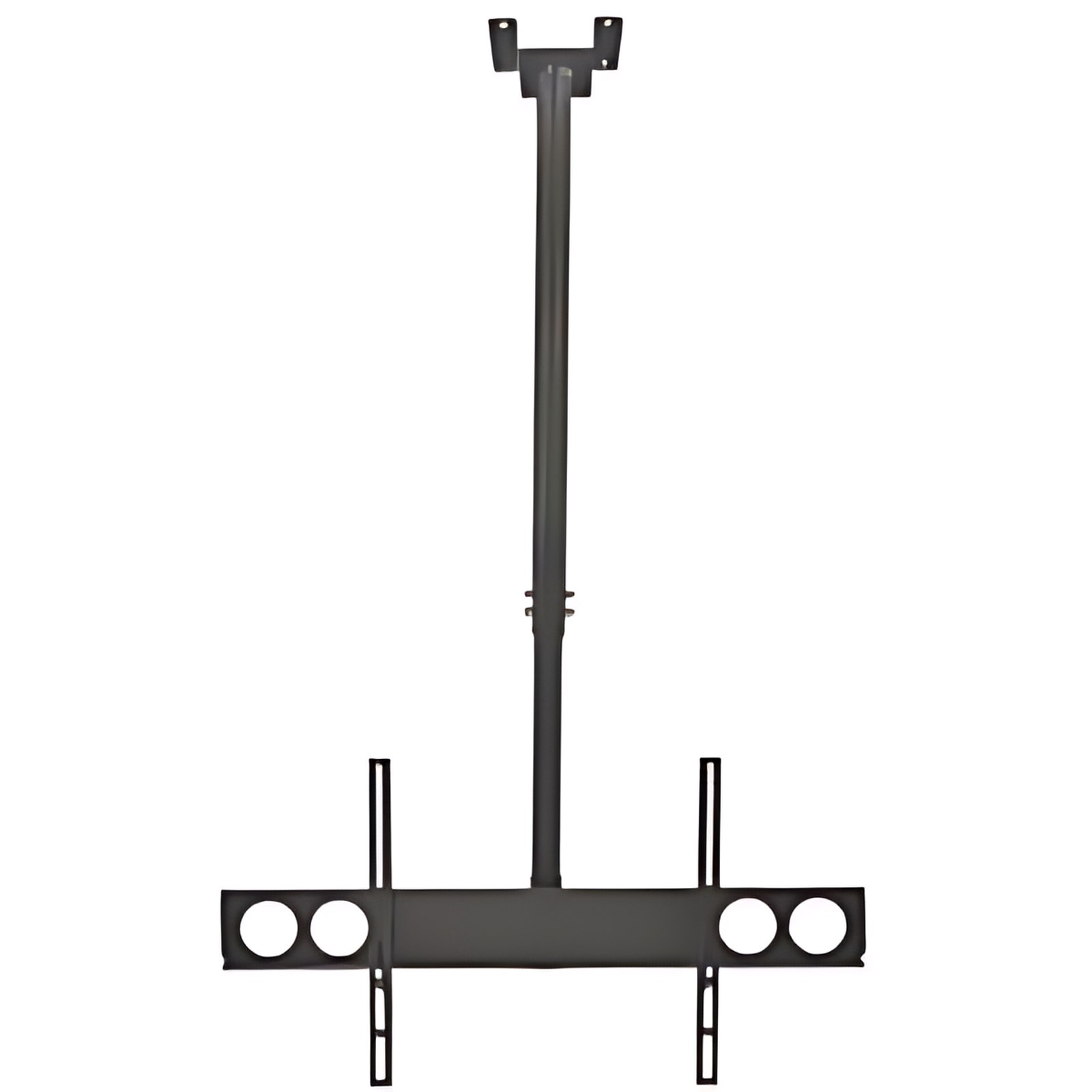 Soporte De Techo Para Pantallas De 37″ A 70″ 50 Kg De 105 A 156 Cm – Altura Ajustable – 81.3cm A 152.4cm (60″) Para Pantalla Plana – 79.83kg Capacidad De Carga – 700 X 400 – Compatible Con Montura Vesa – Acero