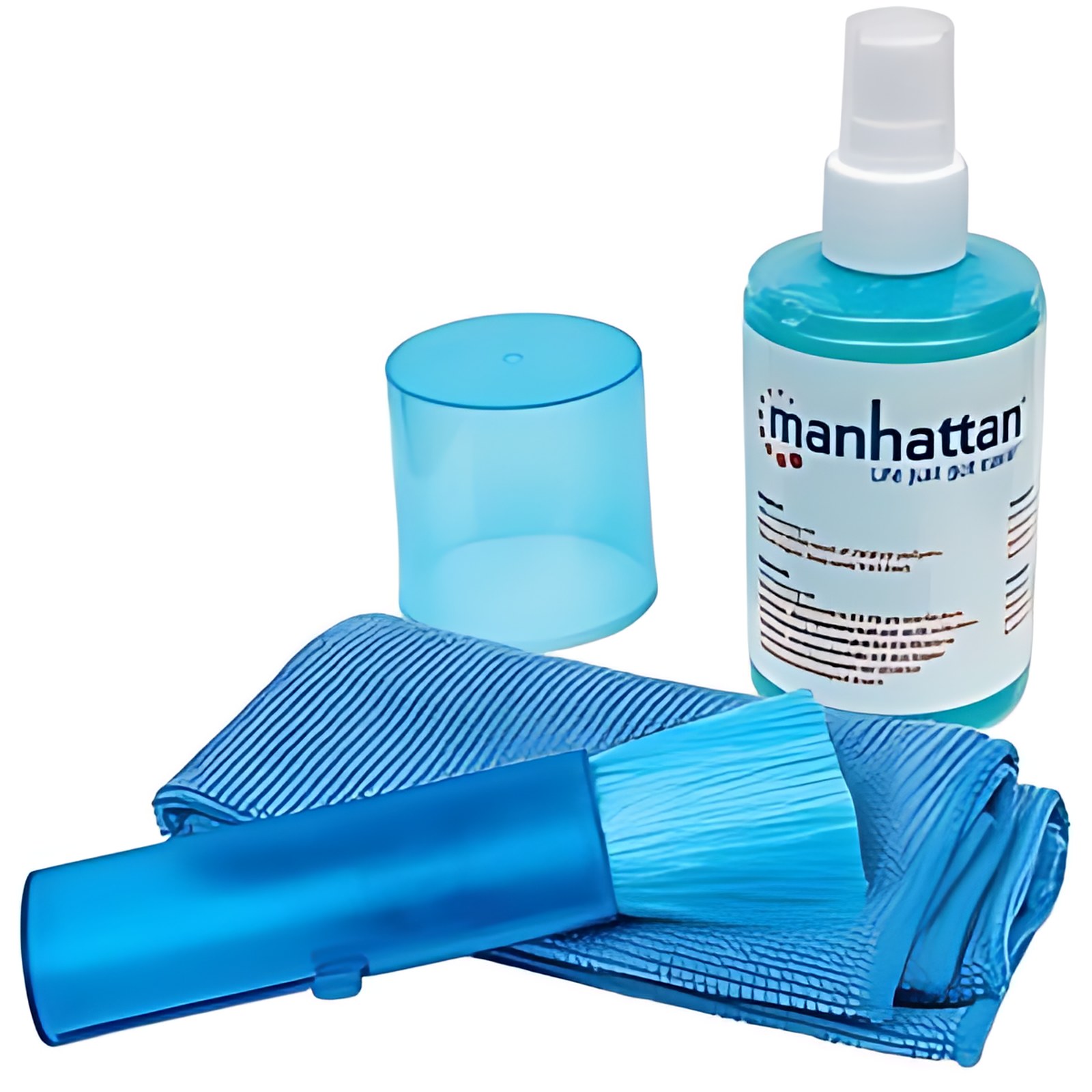 Kit De Limpieza De Pantallas Lcd Con Brocha Y Paño De Micro Fibra – Manhattan Kit De Limpieza Para Lcd