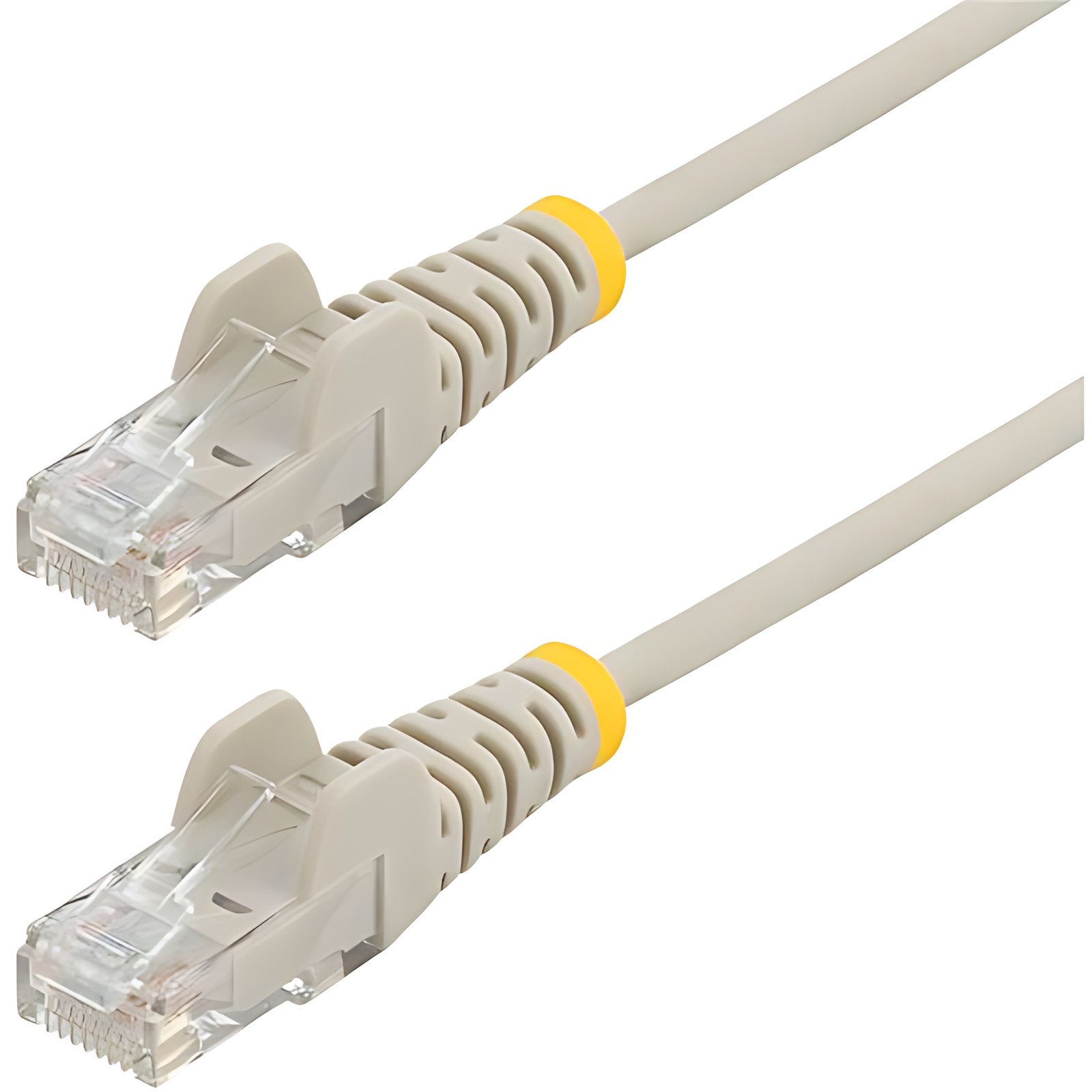 Startech.com Cable De 30cm De Red Ethernet Cat6 Delgado Sin Enganches – Cable De Red Snagless – Gris – Cable For Dispositivo De Red – Cable De Conexión – Oro Conector Chapado – Lszh – 28 Awg – Gris