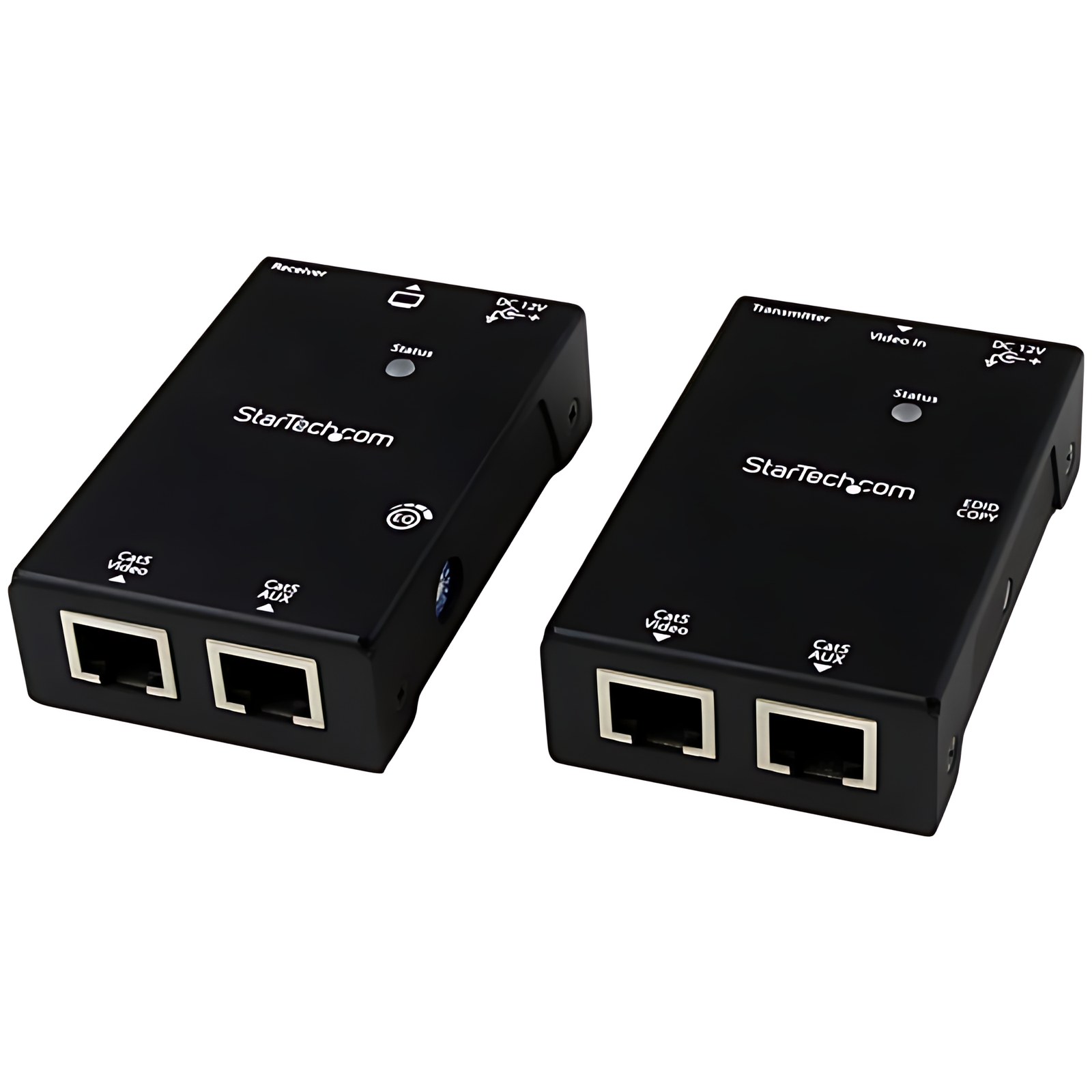 Startech.com Kit Extensor De Video Y Audio Hdmi® Por Cable Utp Ethernet Cat5 Cat6 Rj45 Con Power Over Cable – 50m – 1 Dispositivo De Entrada – 1 Dispositivo De Salida – 50m Alcance – 4 X Red (rj-45) – 1 X Entrada Hdmi – 1 X Salida Hdmi – 1920 X 1080 Resolución De Vídeo – Full Hd – Par Trenzado – Montable En Bastidor