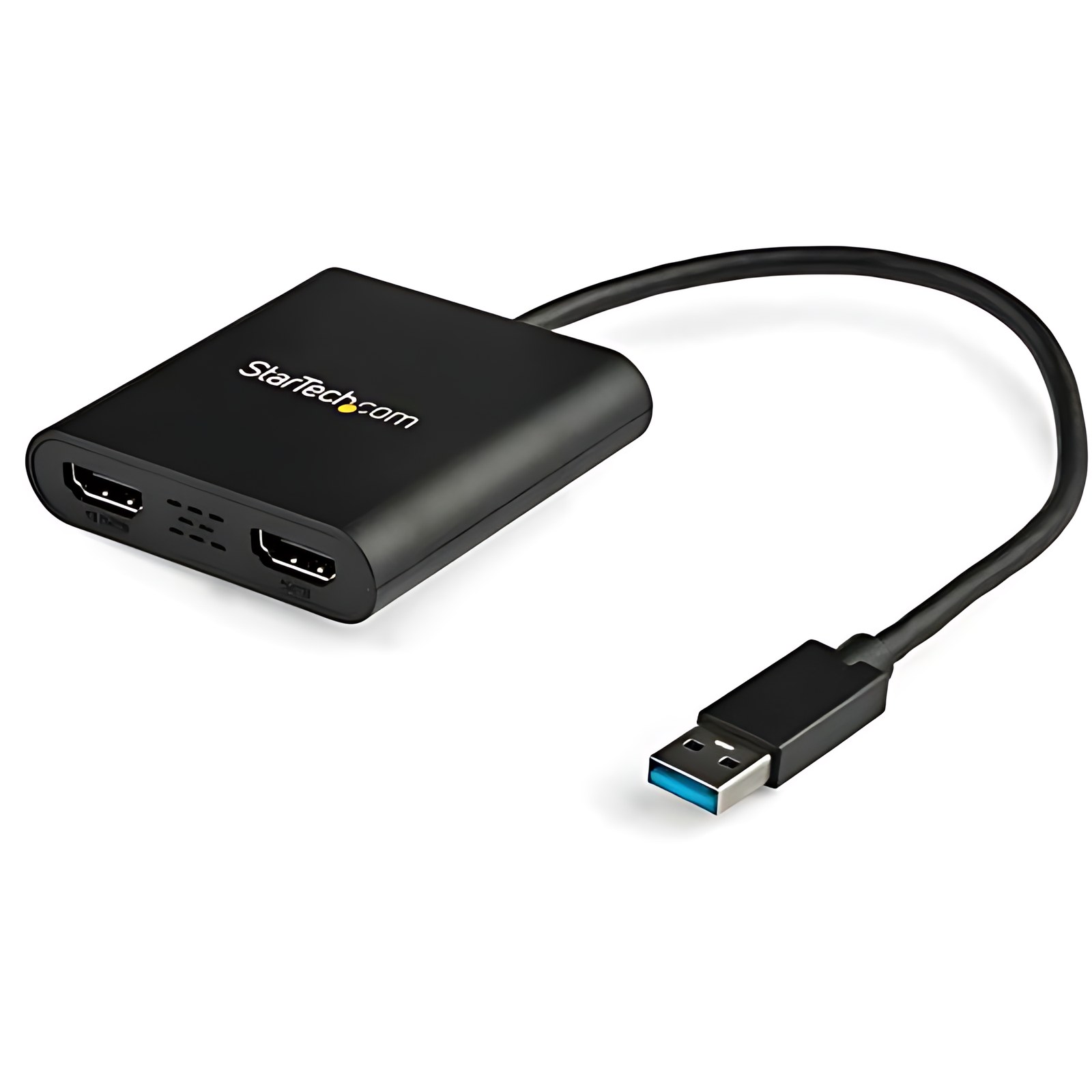 StarTech.com Adaptador de Video Externo USB 3.0 a 2 Puertos HDMI 4K para 2 Pantallas - 3840 x 2160 Supported - Negro
