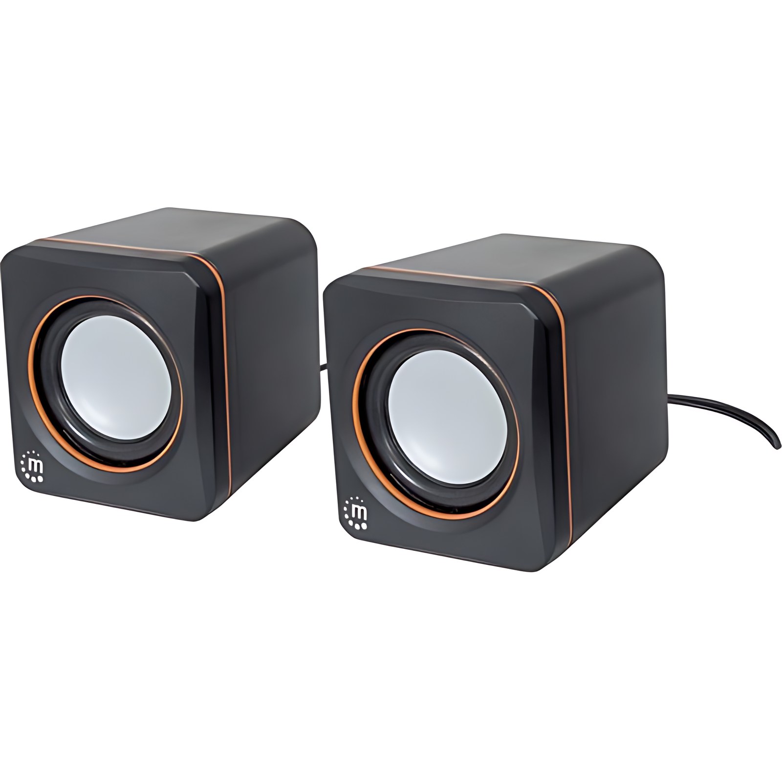 Manhattan Bocina Serie 2600 Via Usb, Cubo – 90hz A 20khz – Usb