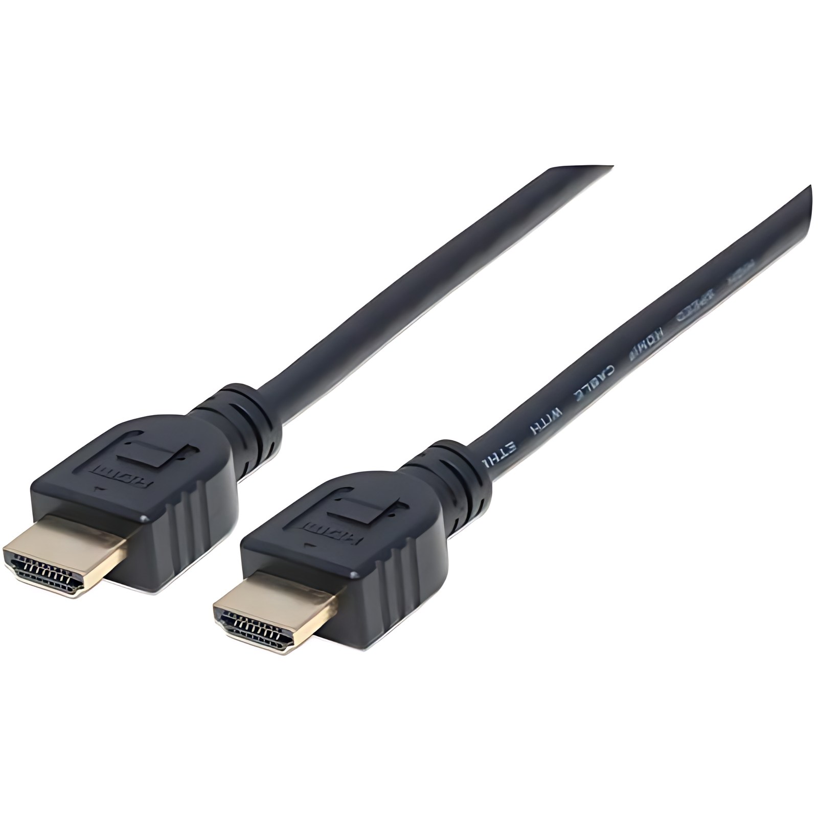 Manhattan Cable Hdmi 2.0 Intramuro M-M 1.0m – Cable For Reproductor Blu-Ray, Consola De Juegos, Receptor Estéreo, Pc, Dispositivo De Audio/Vídeo – 18gbit/S – Admite Hasta3840 X 2160 – Apantallado – Oro Contacto Chapado – Cl3 – 30 Awg – Negro