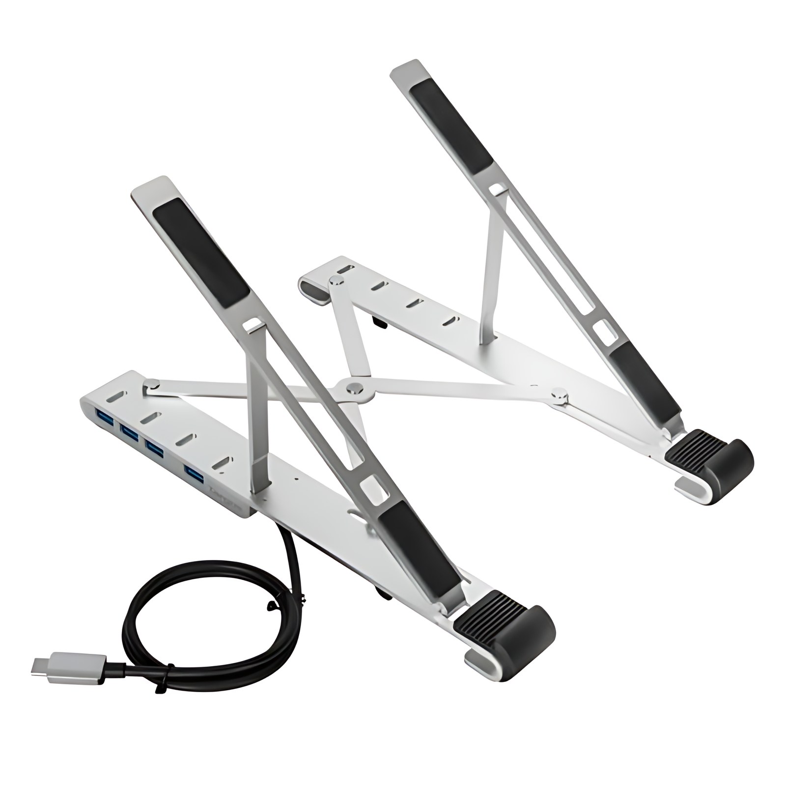 Soporte Portatil Para Laptop Mas  Hub Usb-A
