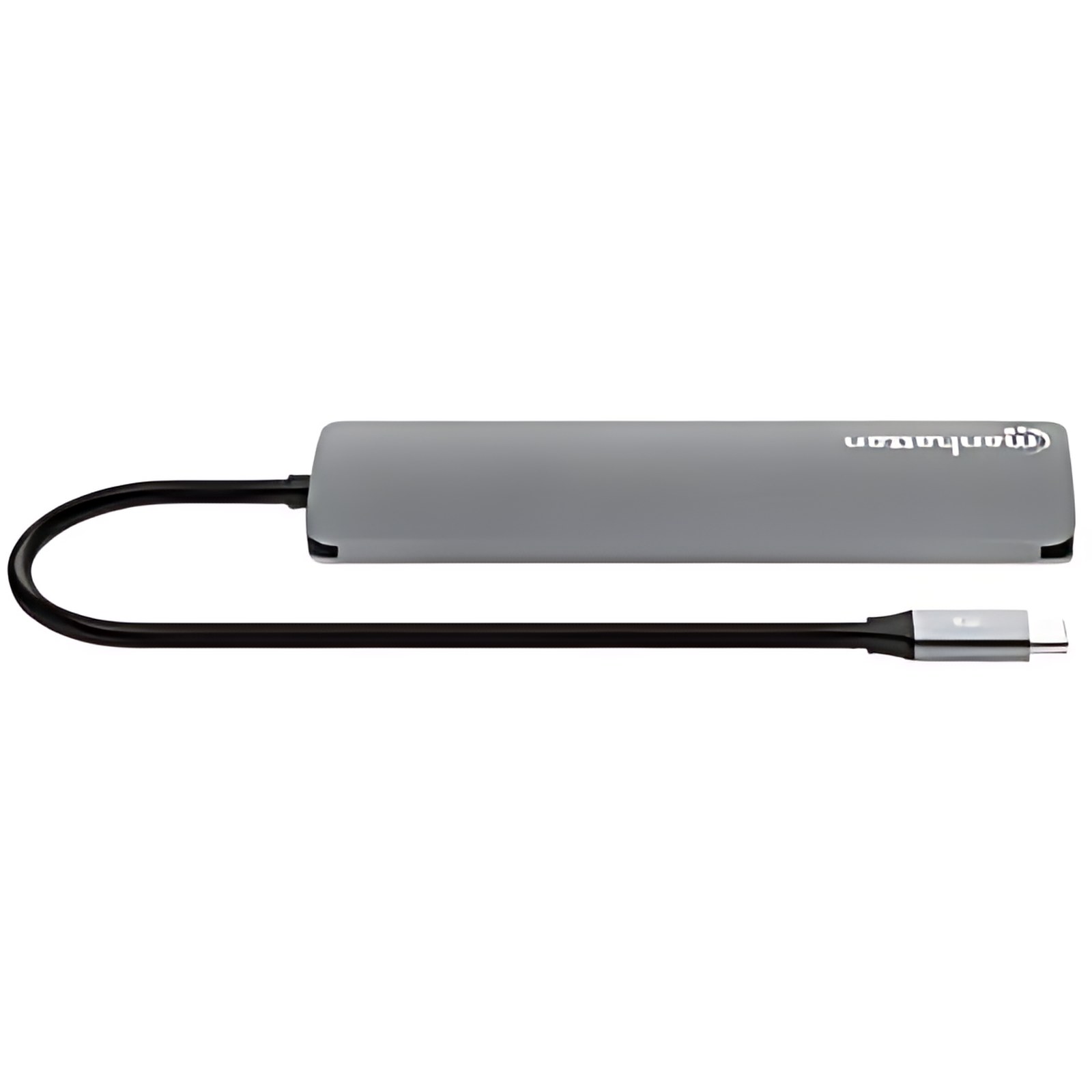 Docking Station USB-C 7 en 1 con HDMI 4K, USB 3.2 Gen 1 Tipo-C Macho a HDMI (4K@60Hz), dos puertos USB-A (5 Gbps), USB-C Power Delivery (100 W), USB-C Data (5 Gbps) y lector de tarjetas SD/microSD, al