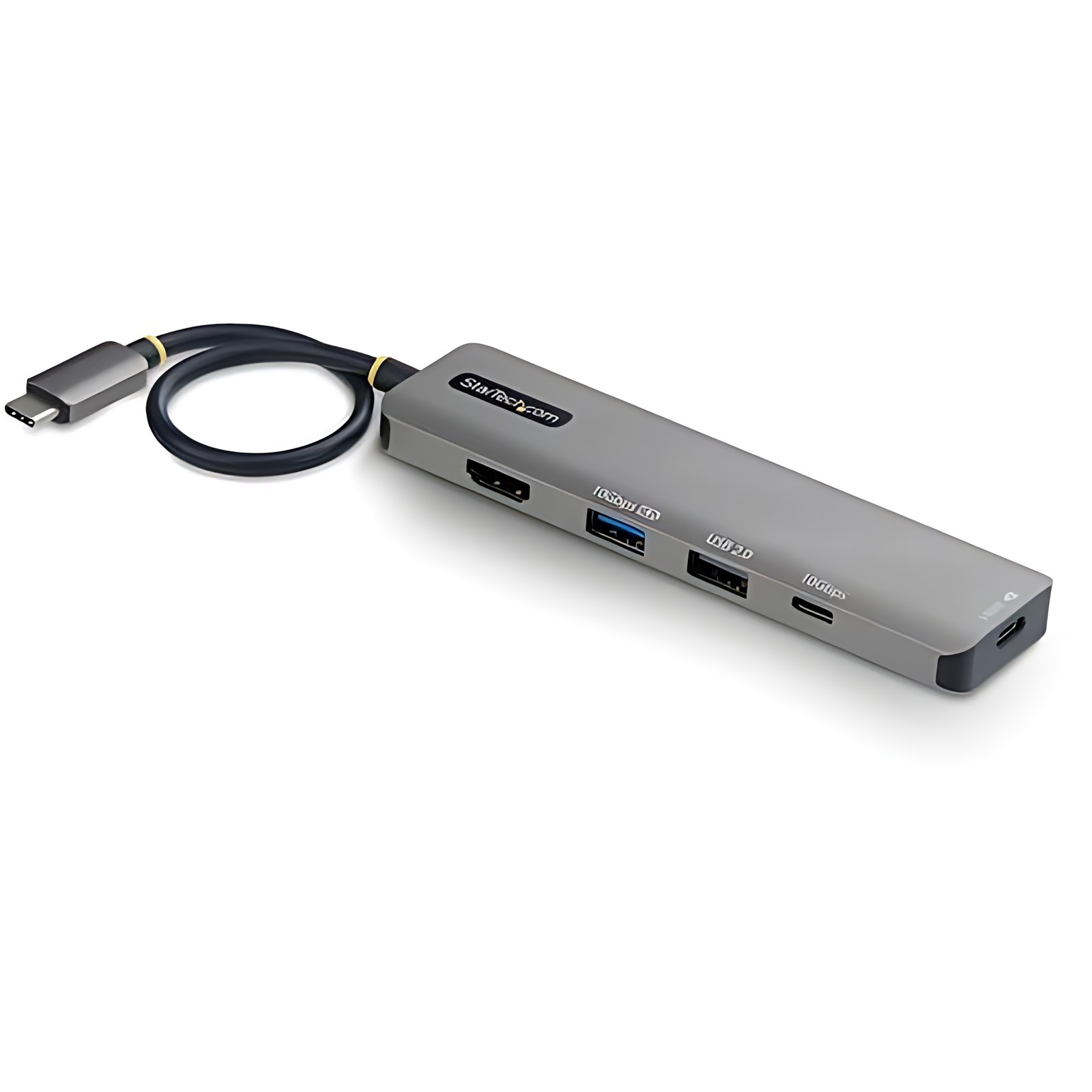 Startech.com Mini Dock Usb-C A Hdmi Multipuertos – Pd 140w – 4k 60hz – Hub Usb 10gbps 2 Puertos – 1x Usb 2.0 – 1 Pantallas Compatibles – 4k, 4k @ 60hz, 4k Uhd – 3840 X 2160 – 4 X Puertos Usb – 1 X Usb 2.0 – 2 X Usb Type-A Ports – Usb Tipo-A – 2 X Usb Type-C Ports – Usb Tipo-C – 1 X Puertos Hdmi – Hdmi – Cableado – Windows 11 – 140w