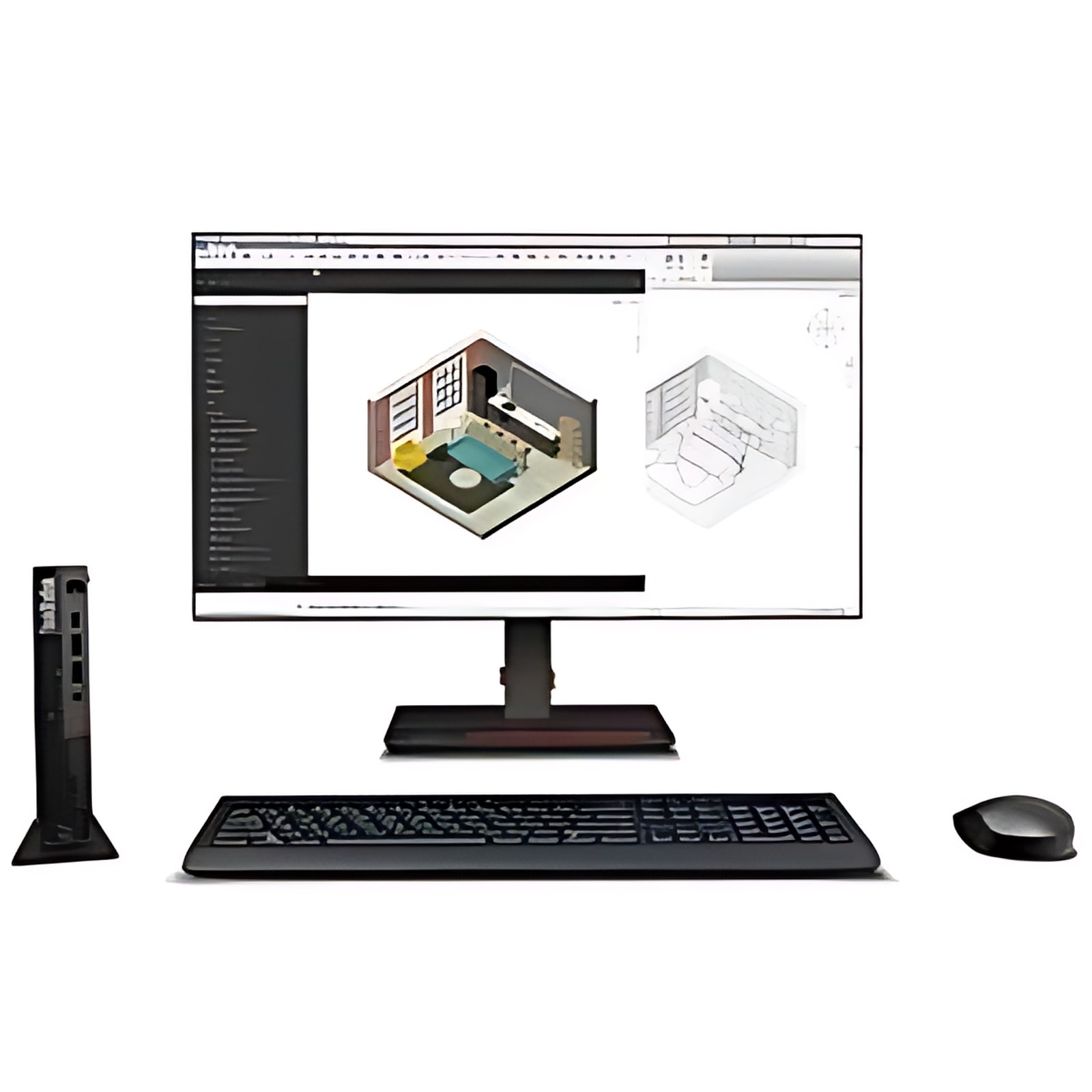 Workstation Lenovo ThinkStation P3 Gen 2 30K6S0NC00 - 1 x Intel Core Ultra 7 265 - 16GB - 512GB SSD - Mini - Negro - Intel Q870 Chip - Windows 11 Pro - 1 x NVIDIA RTX A400 4GB Gráficos - NVMe Controla