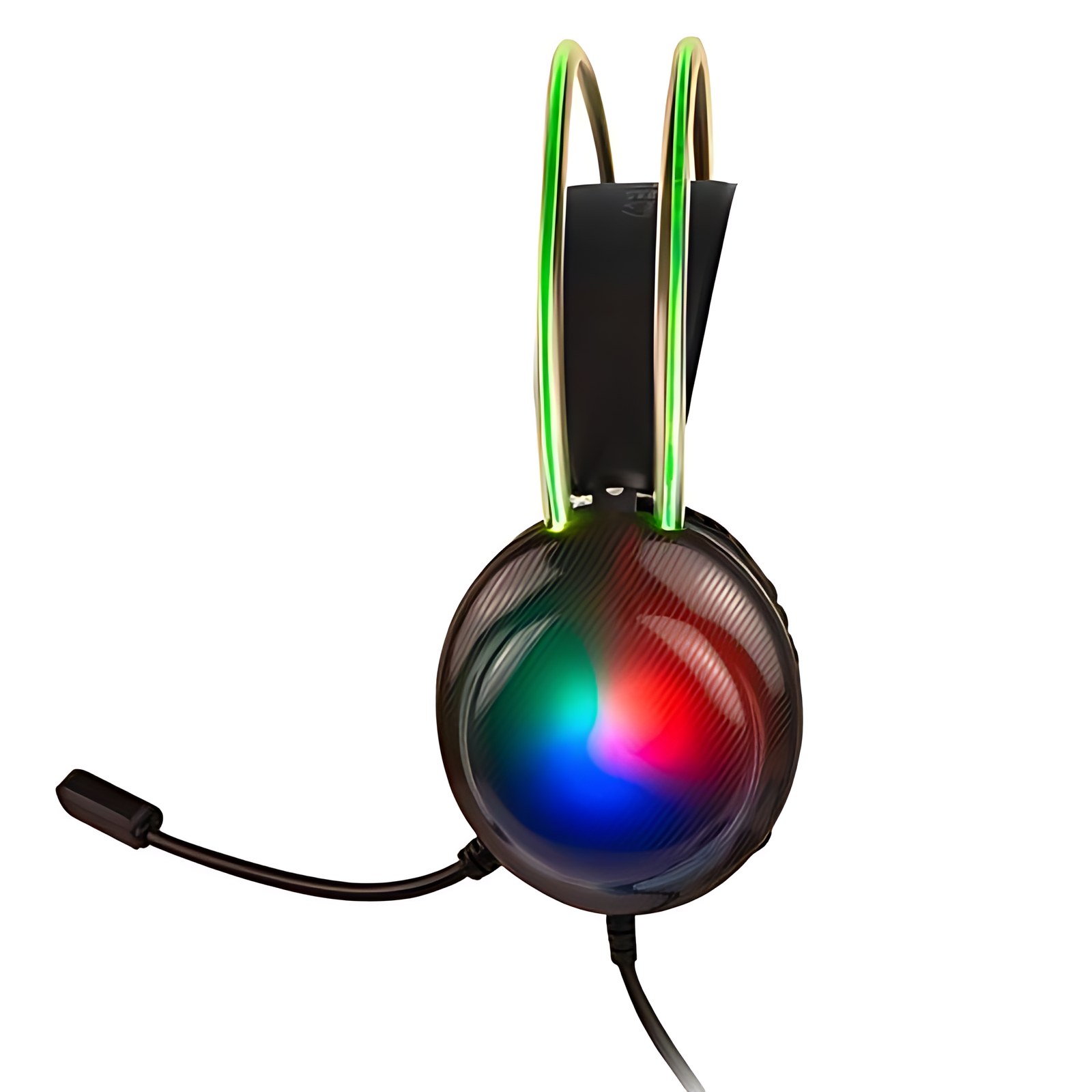 Diadema Gamer Transparente Rgb – Helumo