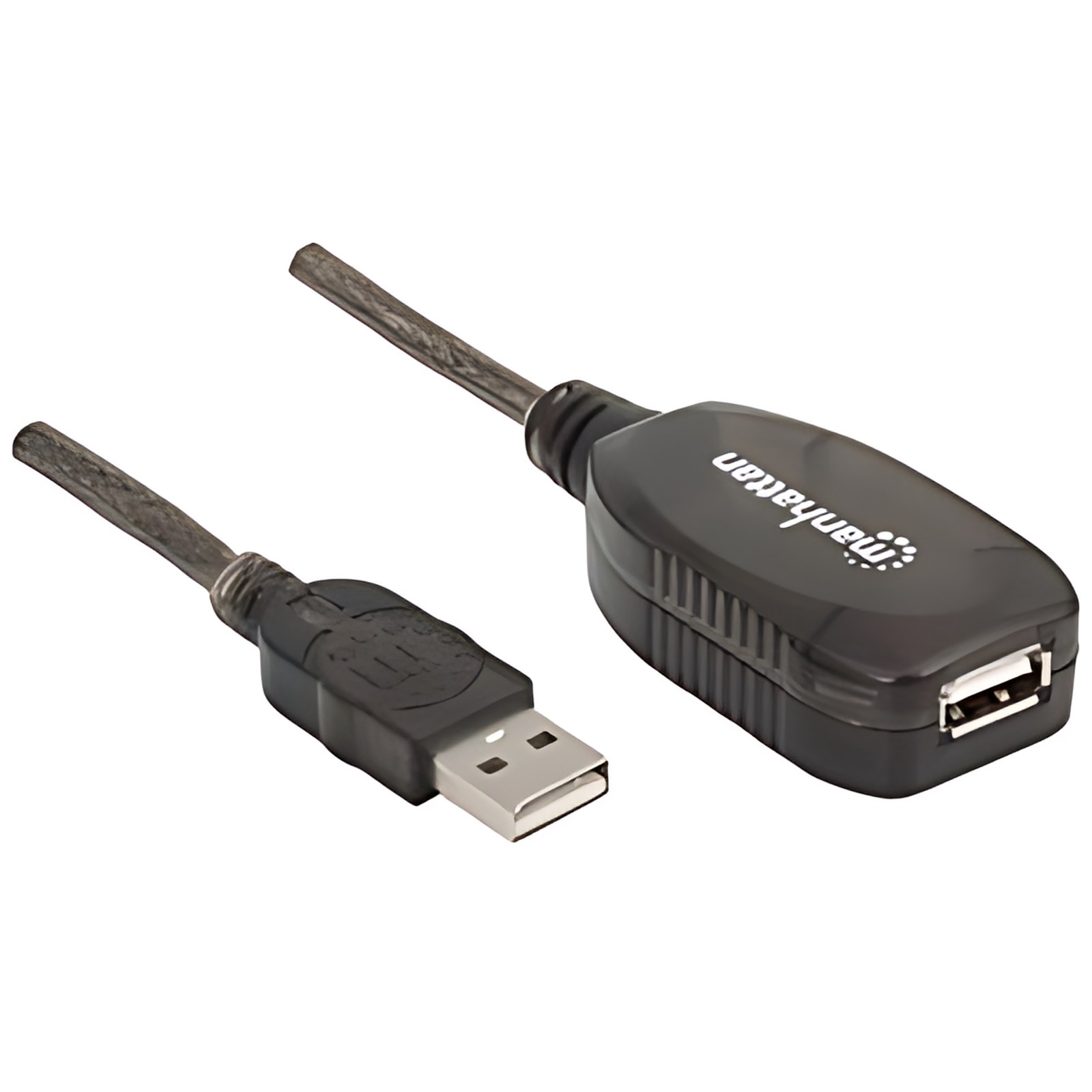 Cable De Extension Usb 20m Activa 480mbps – 480mbit/S – Cable De Extensión – Negro