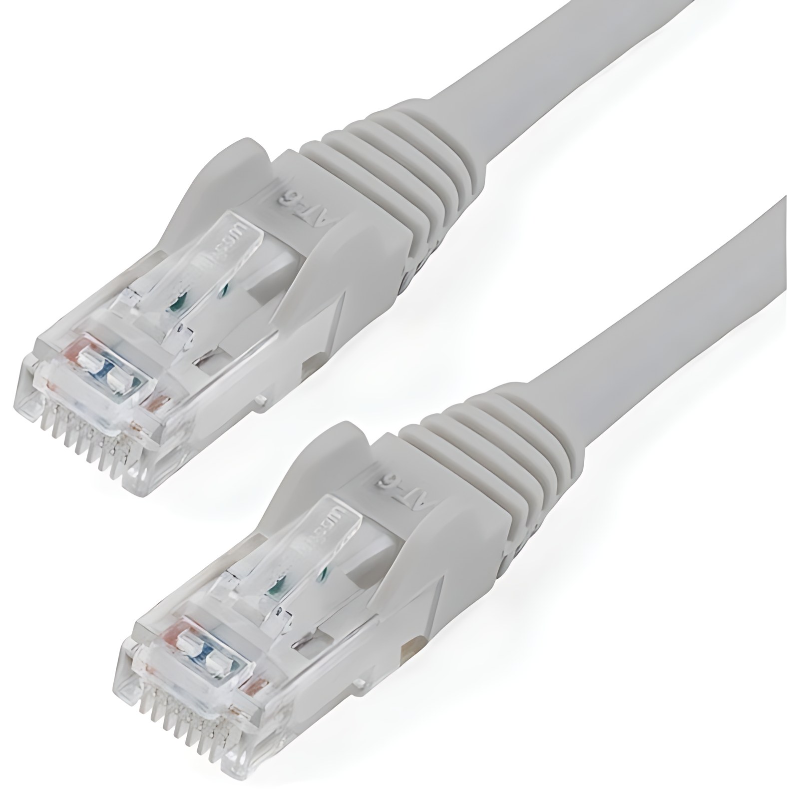 Startech.com Cable De 10m Gris De Red Gigabit Cat6 Ethernet Rj45 Sin Enganche – Snagless – Cable For Dispositivo De Red, Hub, Panel De Distribución, Workstation, Enchufe De Pared, Teléfono Ip – Extremo Prinicpal: 1 X Rj-45 Red – Macho – Extremo Secundario: 1 X Rj-45 Red – Macho – 10gbit/S – Cable De Conexión – Oro Contacto Chapado – Cmg – 24 Awg – Gris