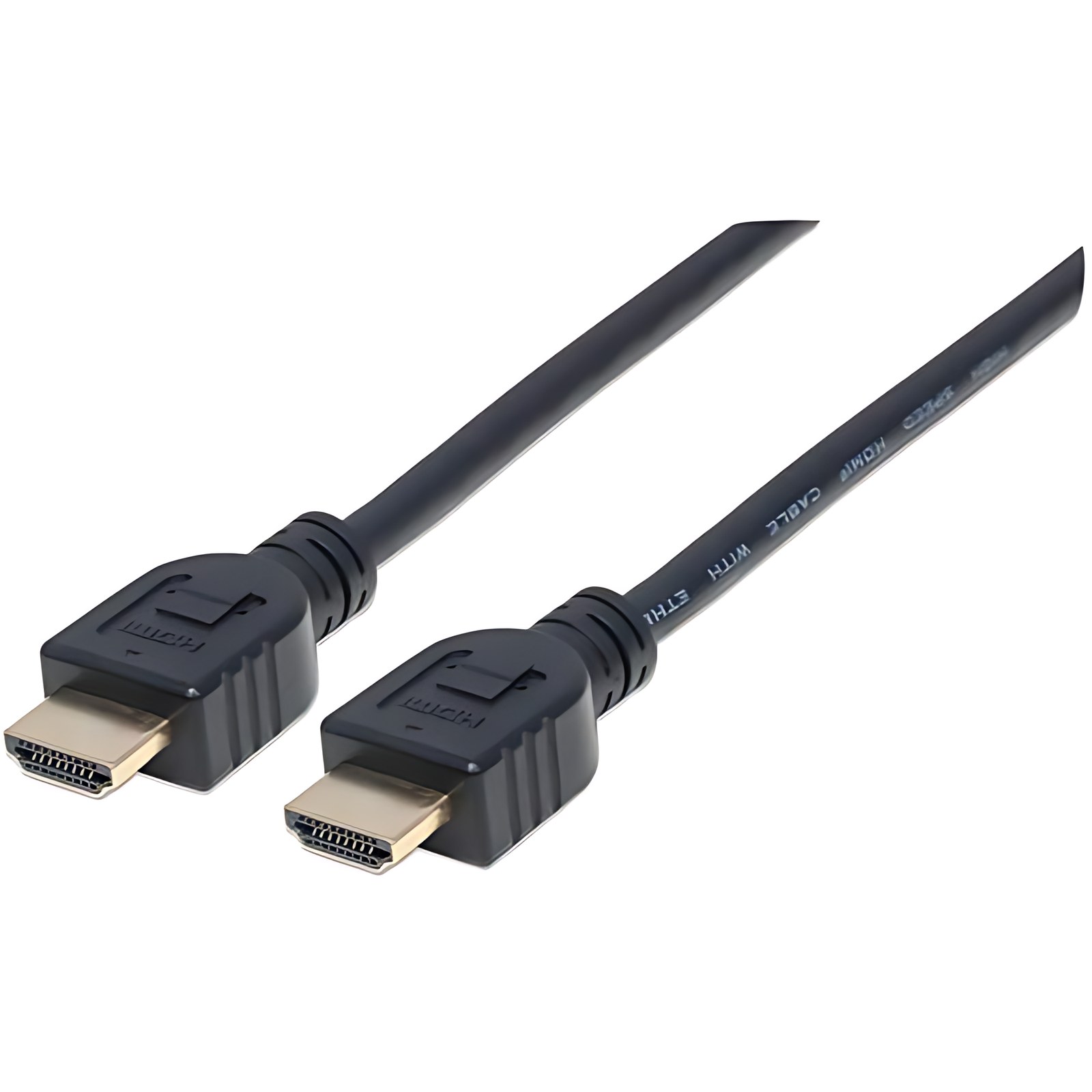 Manhattan Cable Hdmi 2.0 Intramuro M-M 5.0m – Cable For Reproductor Blu-Ray, Consola De Juegos, Receptor Estéreo, Pc, Dispositivo De Audio/Vídeo – 18gbit/S – Admite Hasta3840 X 2160 – Apantallado – Oro Contacto Chapado – Cl3 – 28 Awg – Negro
