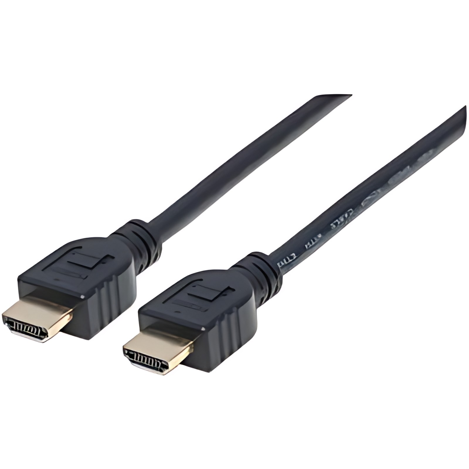 Manhattan Cable HDMI 2.0 intramuro M-M 5.0M - Cable for Reproductor Blu-ray, Consola de juegos, Receptor estéreo, PC, Dispositivo de audio/vídeo - 18Gbit/s - Admite hasta3840 x 2160 - Apantallado - Or
