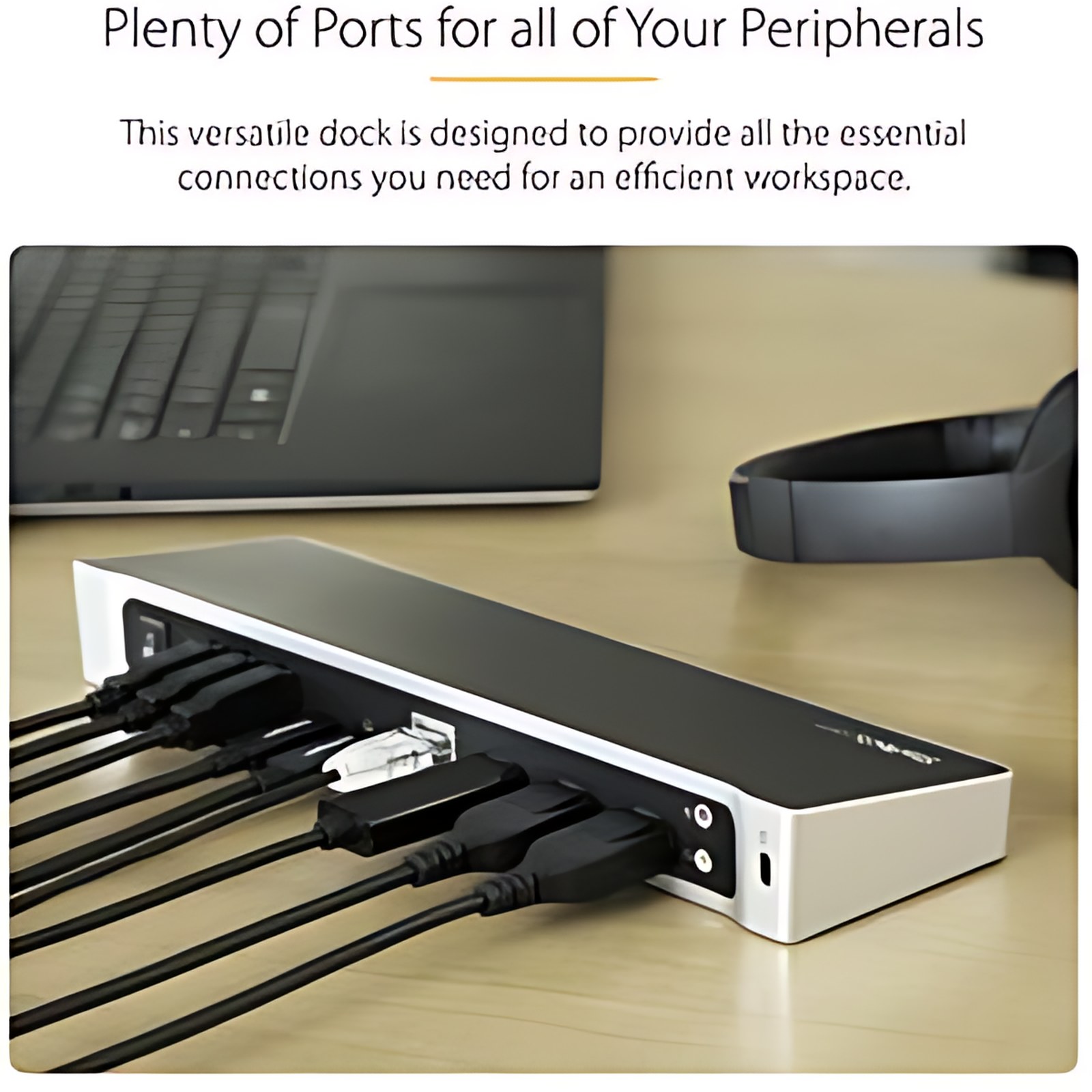 Startech.com Dock Usb-C Para 3 Monitores 4k Con 5 Puertos Usb 3.2 5gbps – Hdmi Y Displayport – Pd 100w – Hub 5x Usb 5gbps – 6 X Puertos Usb – 6 X Usb 3.0 – Usb Tipo-C – Red (rj-45) – Hdmi – Displayport – Línea Salida De Audio – Micrófono – Thunderbolt – Cableado