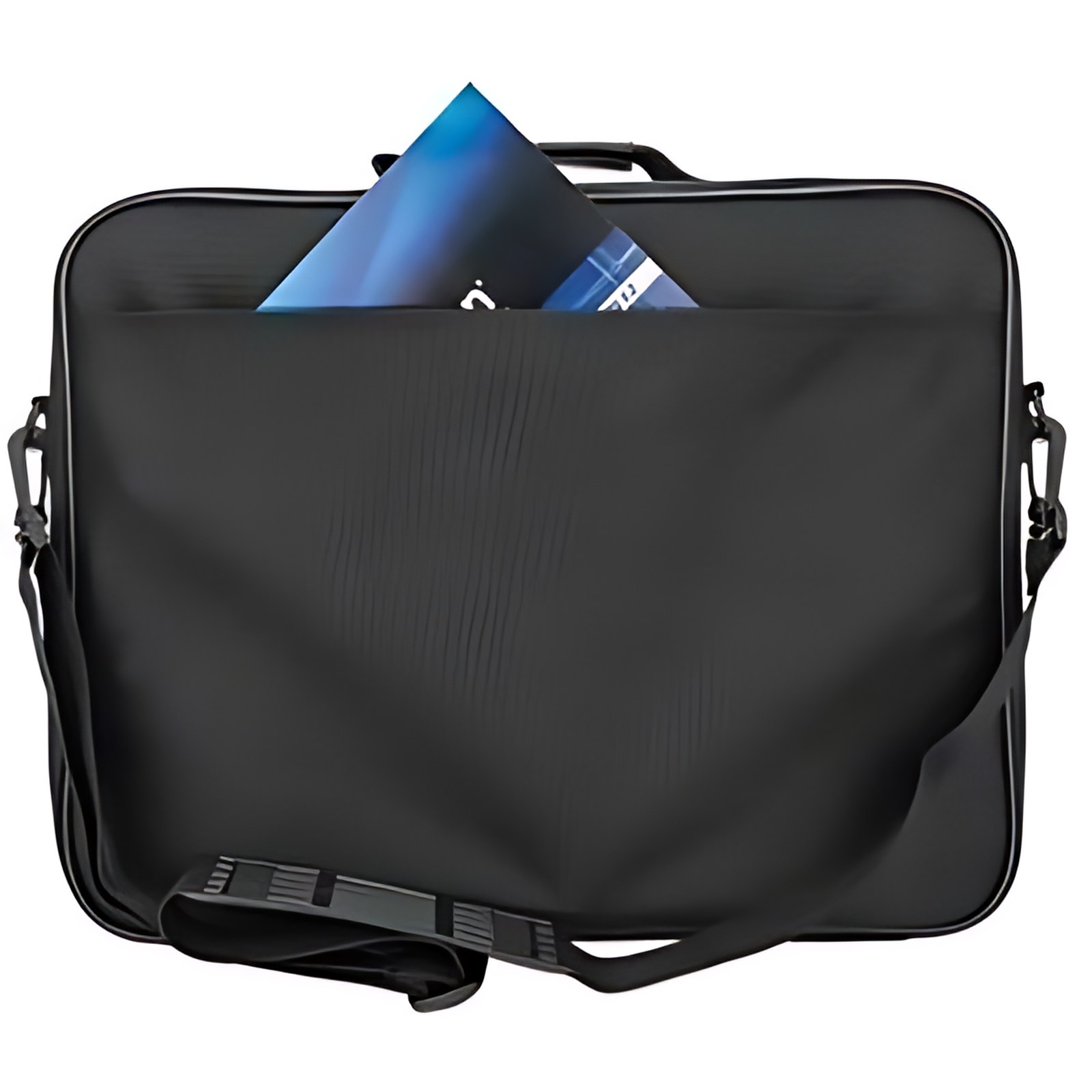 Maletín Cambridge para portátiles de 15.6" Abertura completa en forma de concha, se adapta a la mayoría de los portátiles de hasta 15.6", compartimento ampliamente acolchado para el portátil, bolsillo