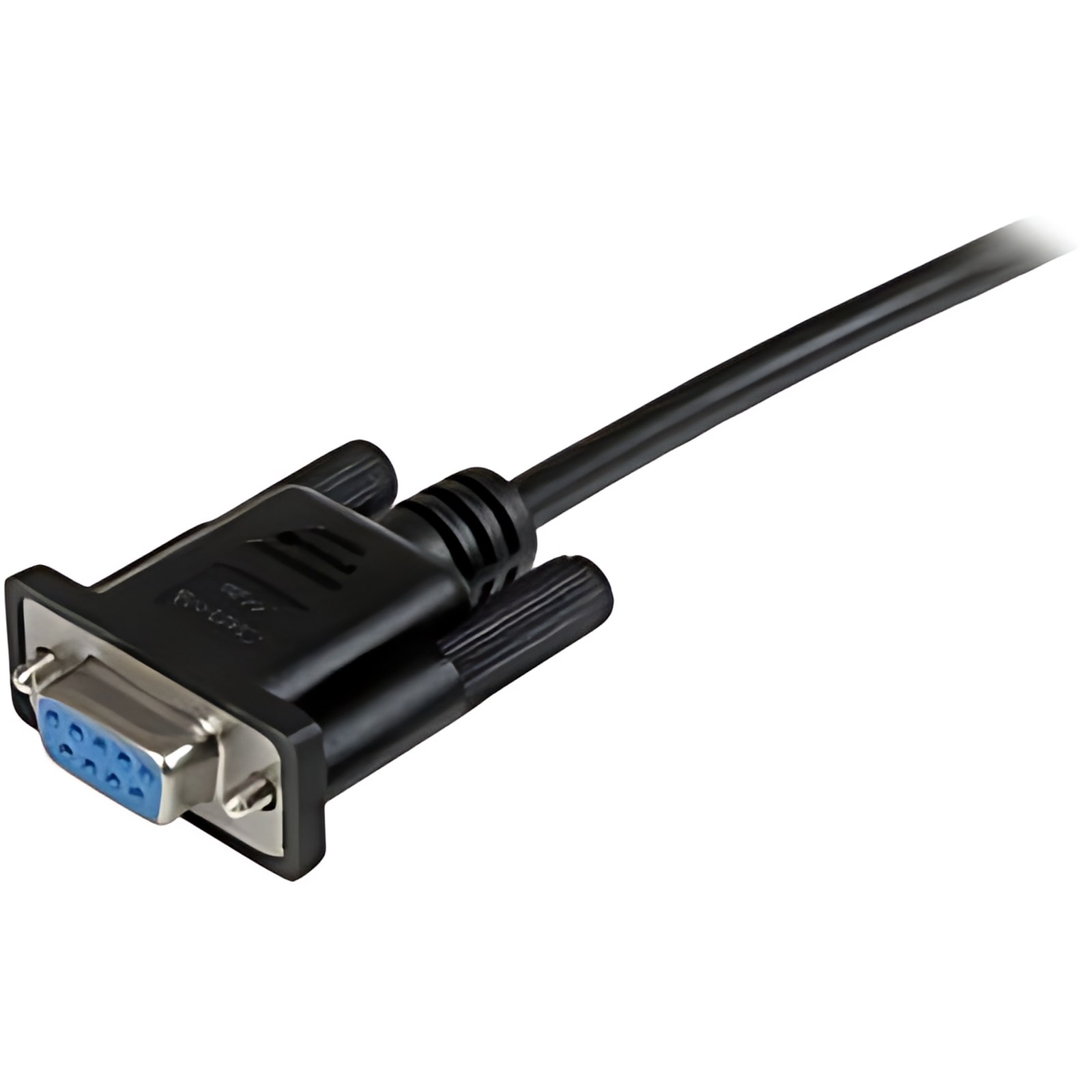Startech.com Cable De 2m Nulo De Módem Serial Rs232 Db9 – Hembra A Hembra – Color Negro – Cable For Módem, Pc – Apantallado – Níquel Conector Chapado – 28 Awg – Negro