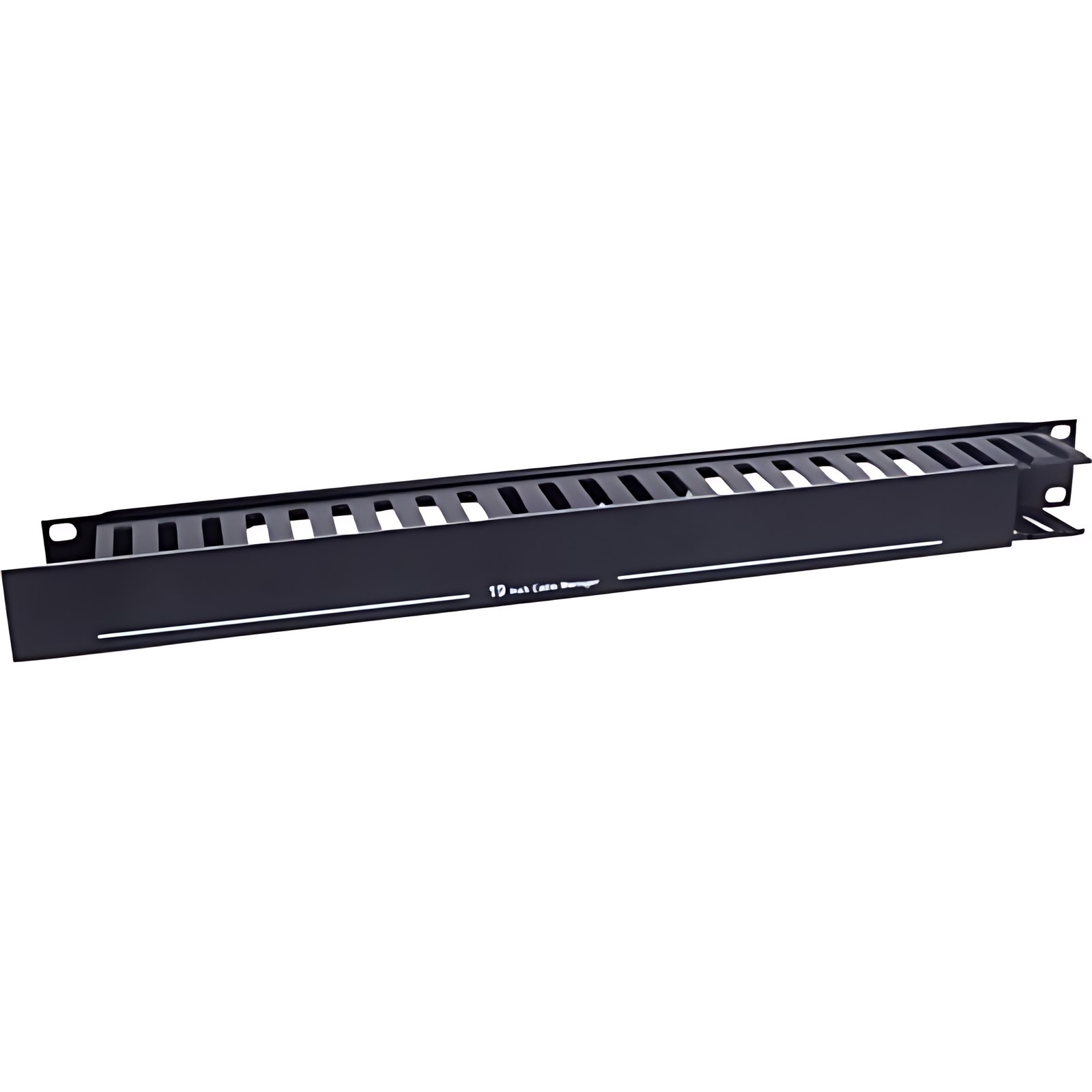 Organizador Horizontal 19″ 1u Metalico 5cm – Organizador De Cable – 1u Rack Height X 19″ Panel Width – Metálico