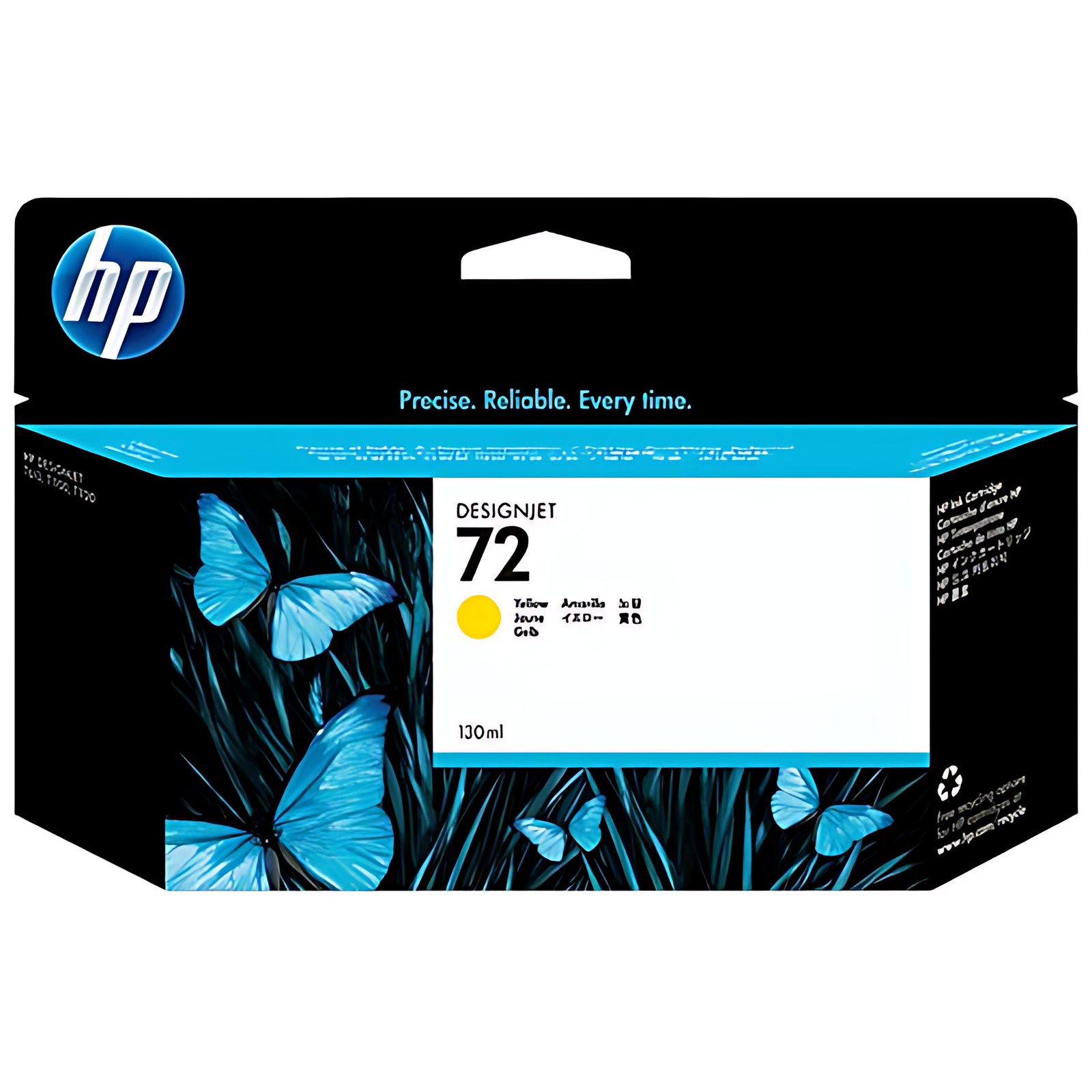 Cartucho De Tinta Designjet Hp 72 De 130 Ml Amarillo