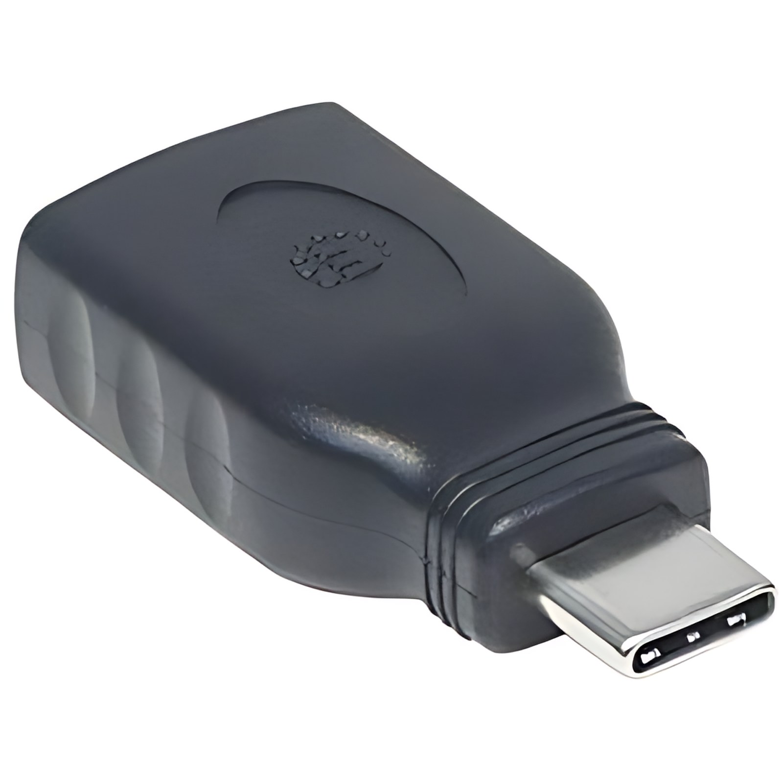 Manhattan Adaptador USB-C V3.1, CM-AH Negro - 1x USB tipo A de 8 pines (hembra) - 1 x USB tipo C de 24 pines - macho - Níquel Conector - Negro