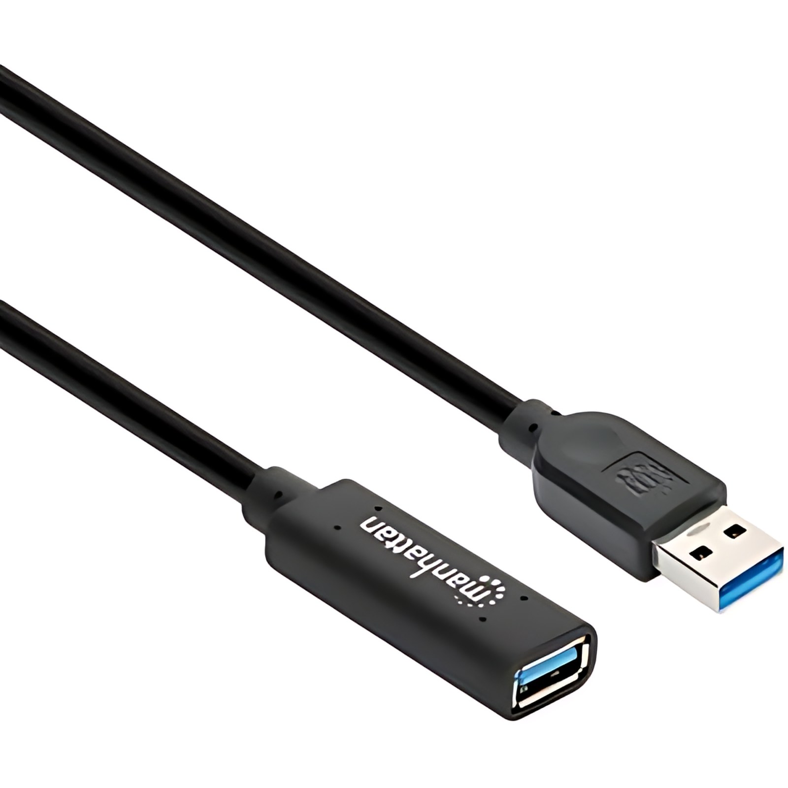 Cable Usb V3.0 Ext. Activa 10.0m Negro – Cable For Dispositivo Usb, Impresora, Cámara De Vigilancia, Cámara Web – 5gbit/S – Cable De Extensión – Apantallado – Níquel Contacto Chapado – 28/24 Awg – Negro