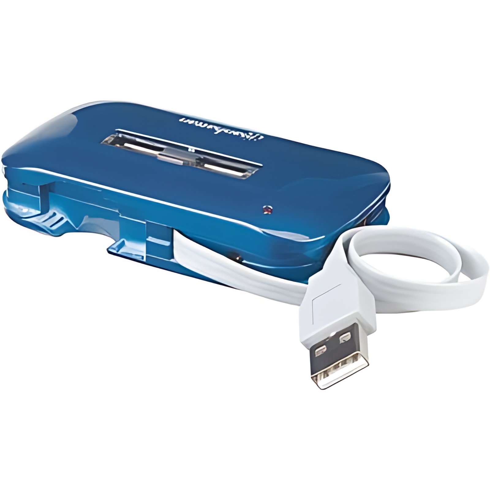 Hub Usb V2.0 7 Ptos Azul Con Fuente – 7 Total Usb Port(s) – 7 Usb 2.0 Port(s) – Pc, Mac