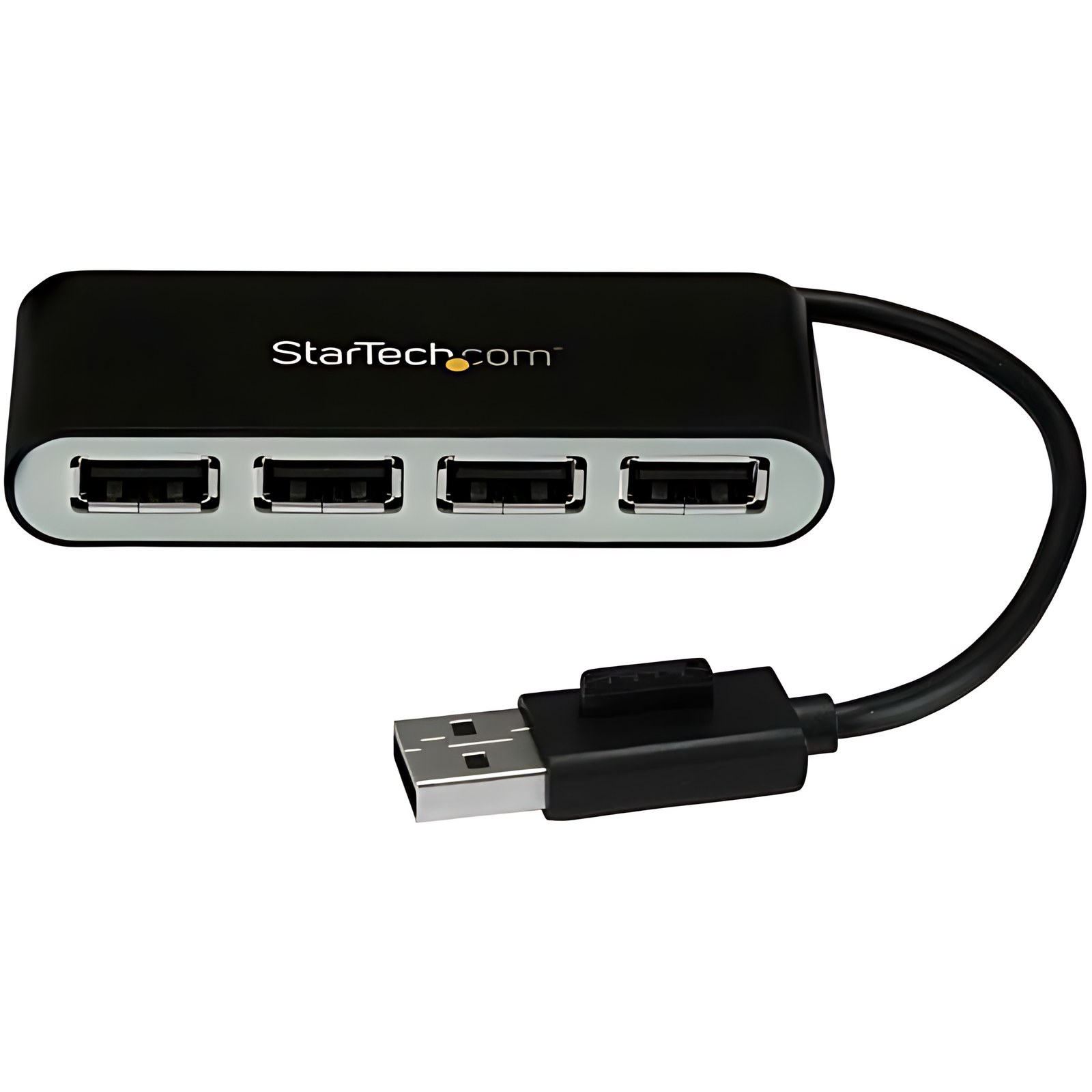 Startech.com Concentrador Usb 2.0 De 4 Puertos Con Cable Integrado – Hub Portátil Usb 2.0 – 4 Total Usb Port(s) – 4 Usb 2.0 Port(s) – Pc, Mac, Linux