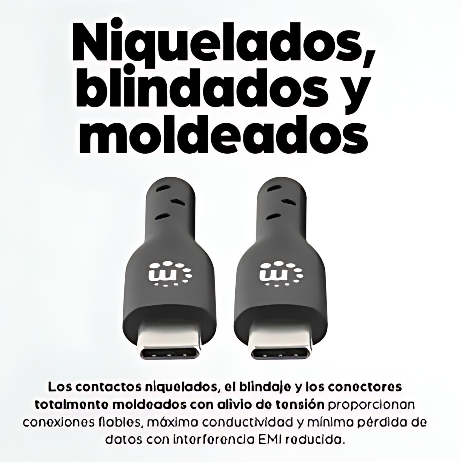 Manhattan Cable Usb-C V2.0, C-C 2.0m Negro 480mbps – Cable For Portátil, Macbook Pro, Tableta, Cargador De Pared, Cargador Portátil, Dispositivo Usb – 480mbit/S – Moldeado – Apantallado – Níquel Conector Chapado – Níquel Contacto Chapado – 30/22 Awg – Negro