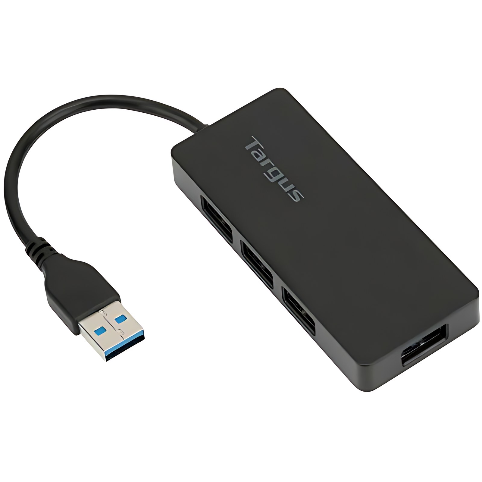 Hub 4 Puertos Usb 3.0 Windows Y Mac Alimentacion Usb Negro
