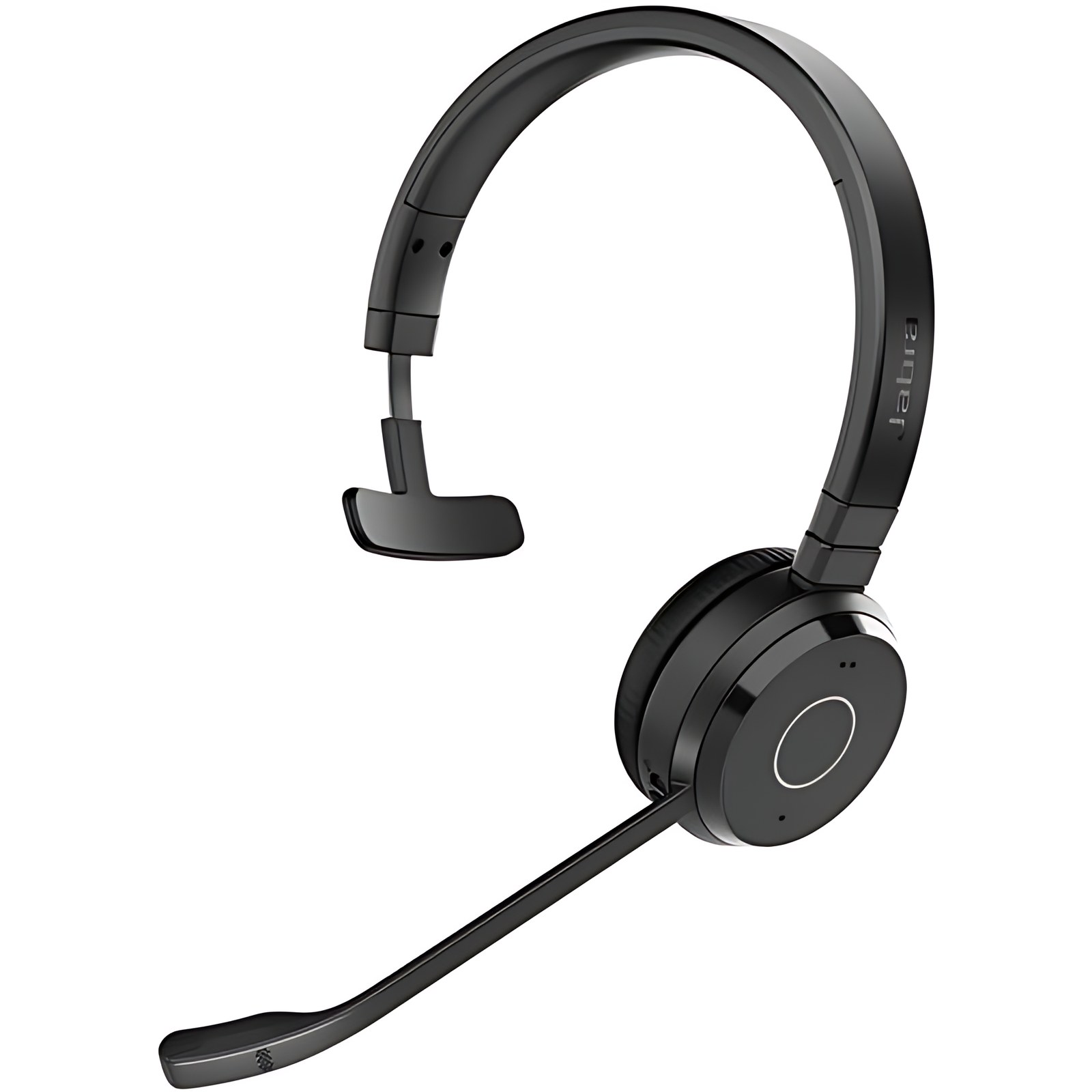 Auriculares Jabra Evolve 65 Te Inalámbrico Sobre La Cabeza, Sobre La Oreja Mono – Negro – Monaural – Supra-Aural – 3048cm – Bluetooth – 20hz A 20khz – Condensador Electret, Uni Direccional Micrófono