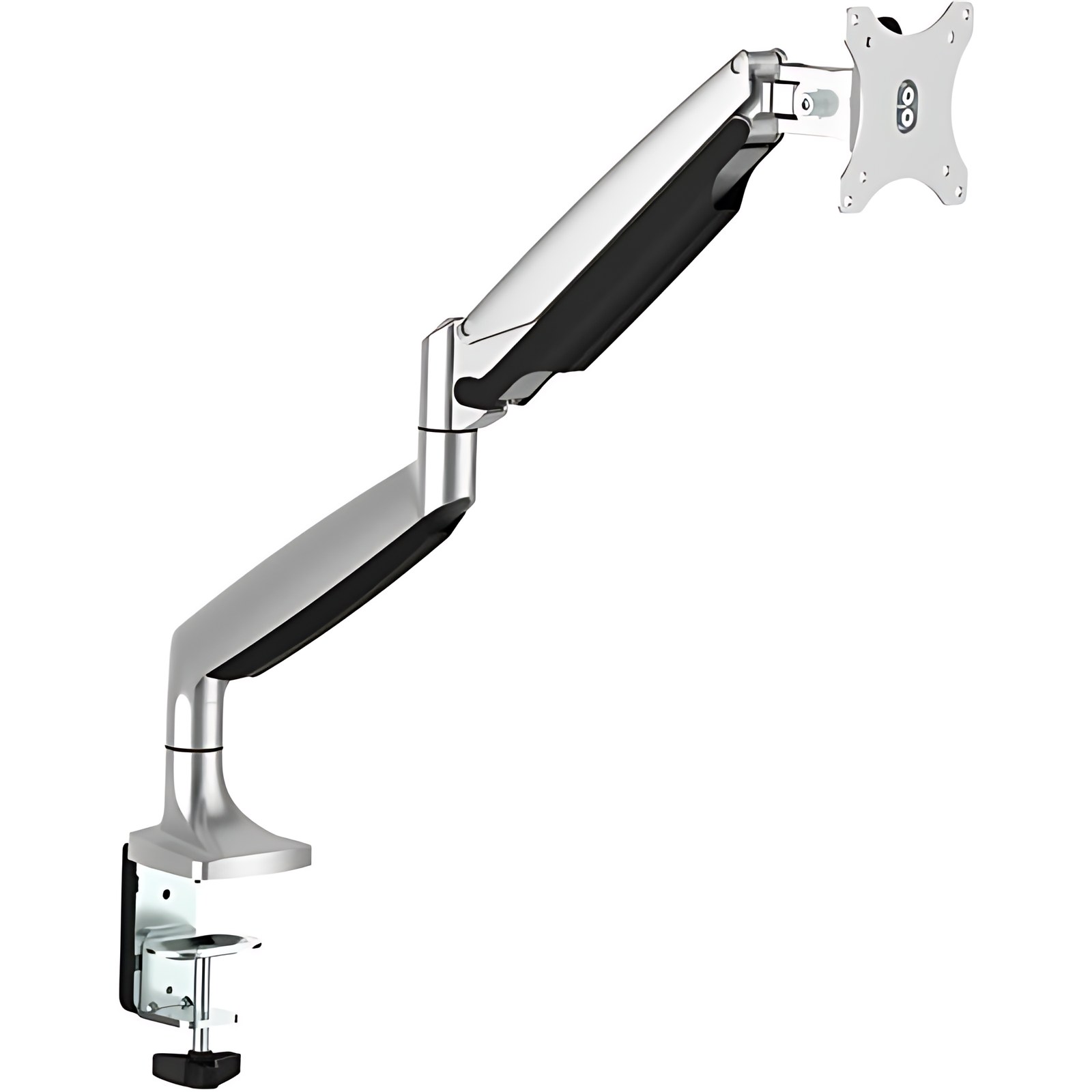 Startech.com Brazo Ergonómico De Escritorio Para Monitor Vesa Hasta 9kg – Movimiento Total, Altura Ajustable Y Articulado – Plata – Altura Ajustable – 1 Pantalla(s) Admitidas – 33cm A 86.4cm (34″) Para Pantalla Plana – 9.03kg Capacidad De Carga – 75 X 75, 100 X 100 – Aluminio – 1 Solamente