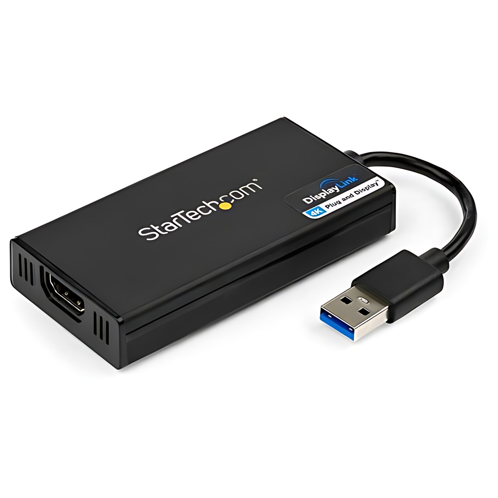 Startech.com Adaptador Gráfico Externo Multi Monitor Usb 3.0 A Hdmi Ultra Hd 4k Certificado Displaylink – Usb 3.0 – Hdmi – 1920 X 1080 Supported – Negro