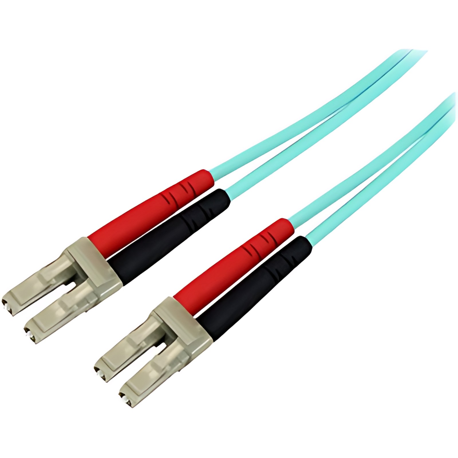 StarTech.com Cable de 2m de Fibra Óptica Multimodo OM3 LC a LC UPC - Full Duplex 50/125 - 100G - LOMMF/VCSEL - Pérdida Baja