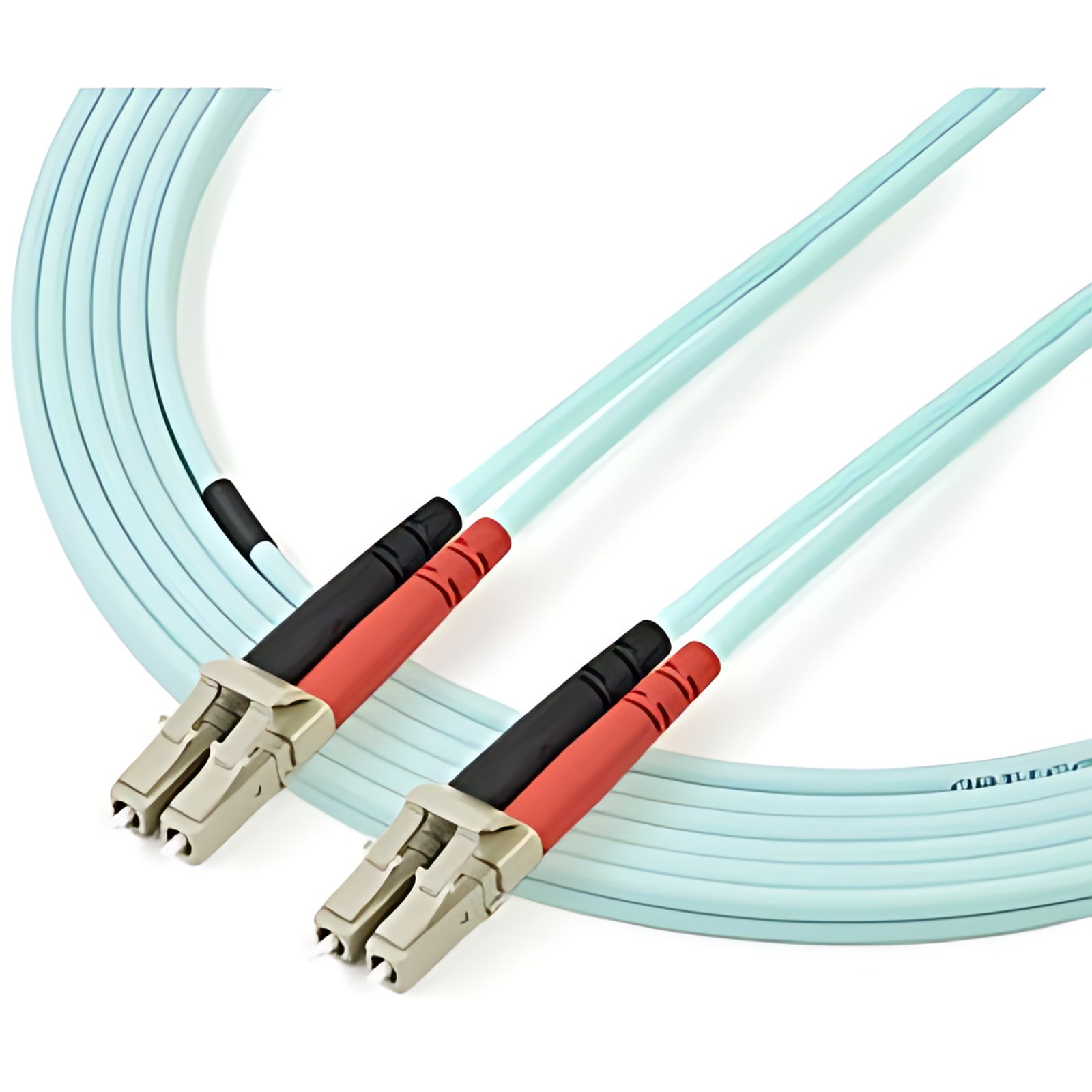 StarTech.com Cable de 2m de Fibra Óptica Multimodo OM3 LC a LC UPC - Full Duplex 50/125 - 100G - LOMMF/VCSEL - Pérdida Baja