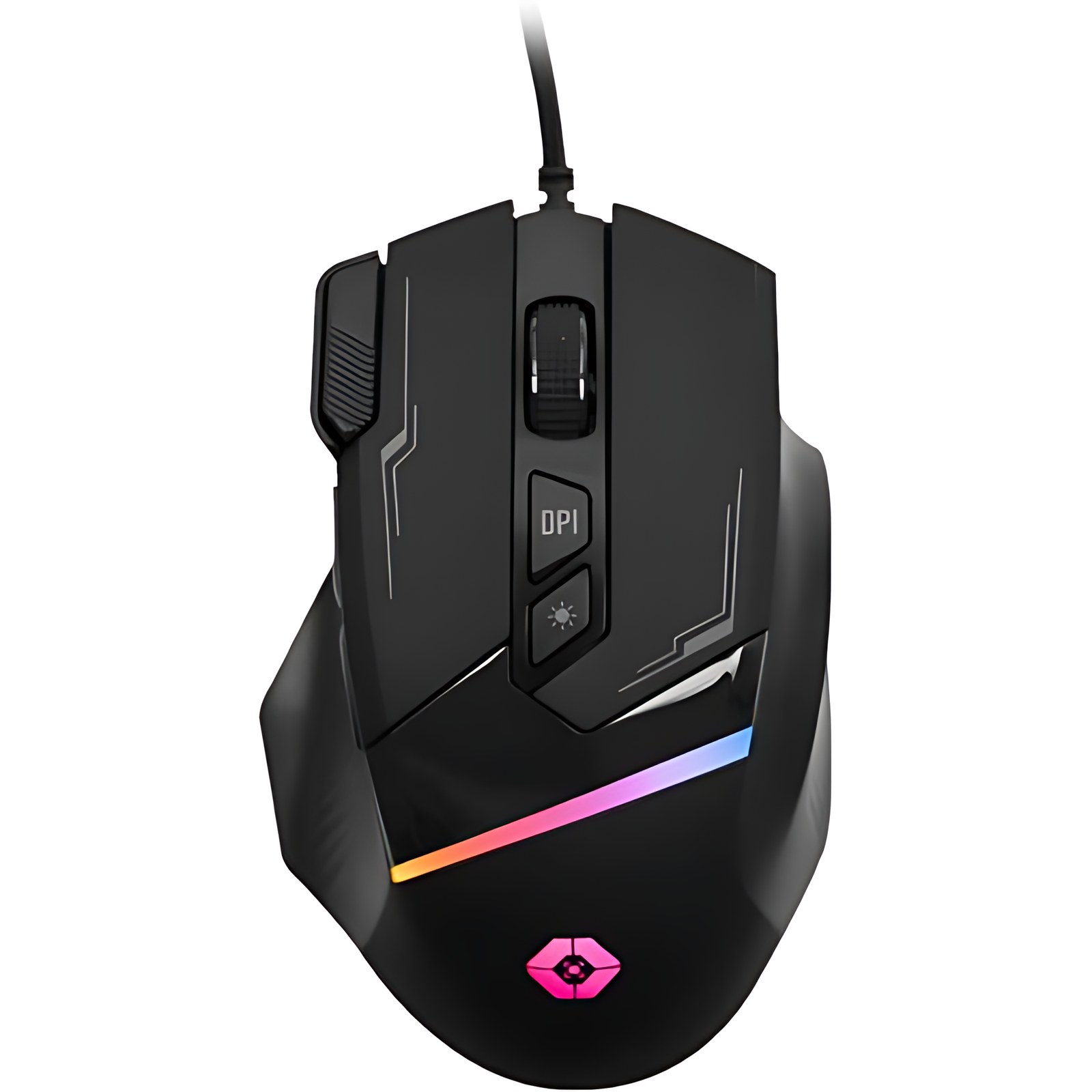 Mouse Gamer Alámbrico Resolución 7200 Dpi Trapper Extreme | Vortred